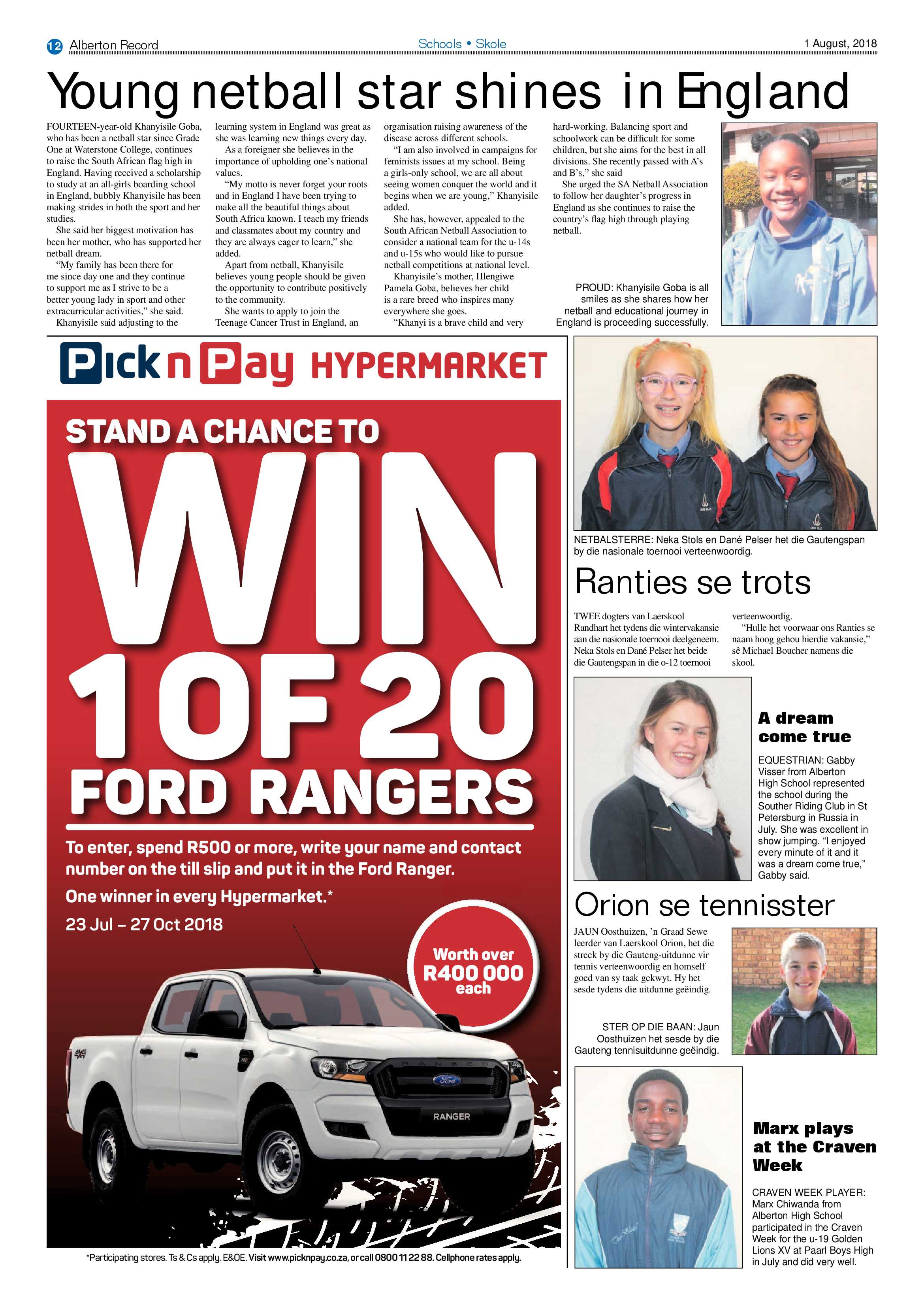 Alberton Record 01 August 2018 page 12