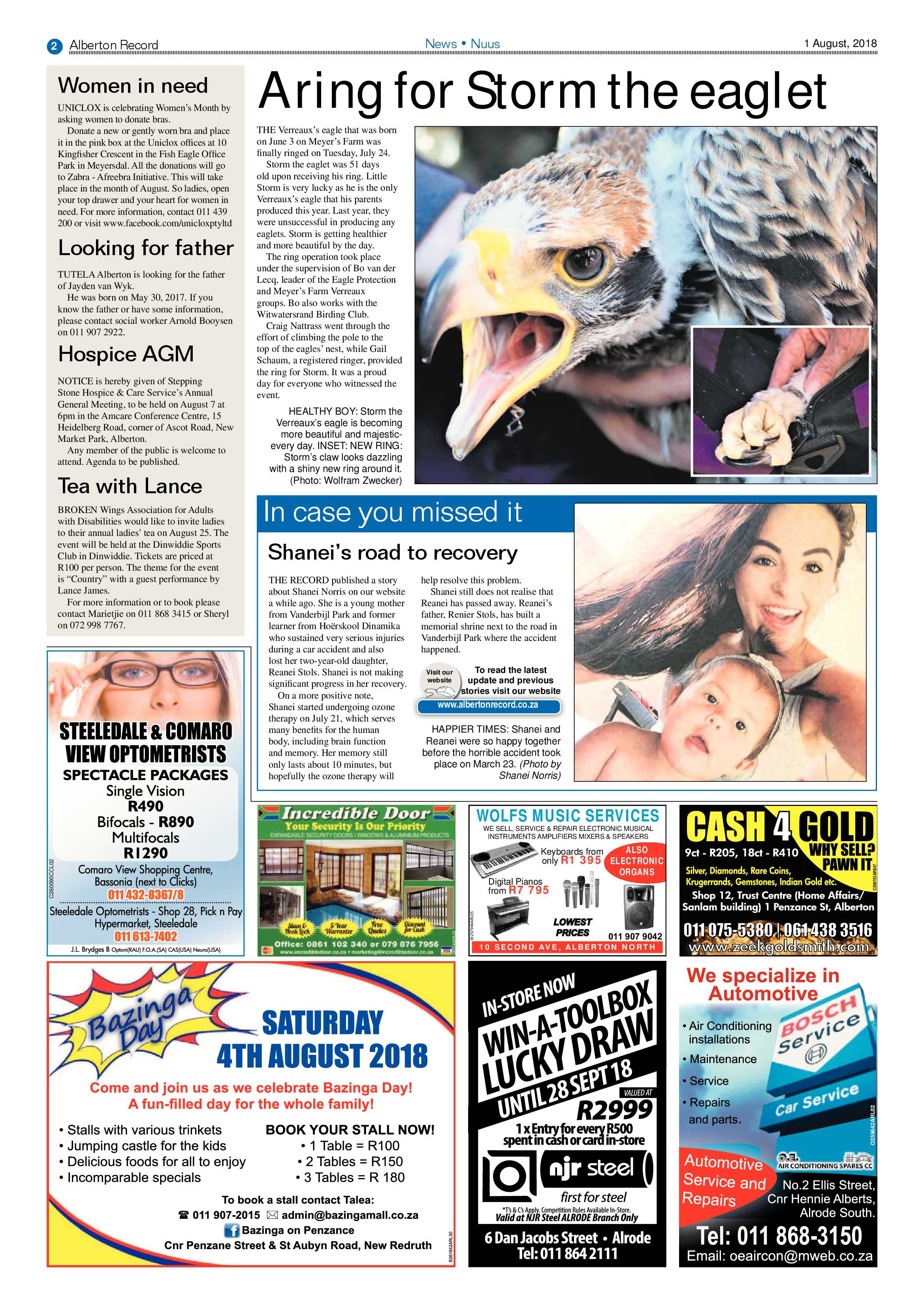 Alberton Record 01 August 2018 page 2