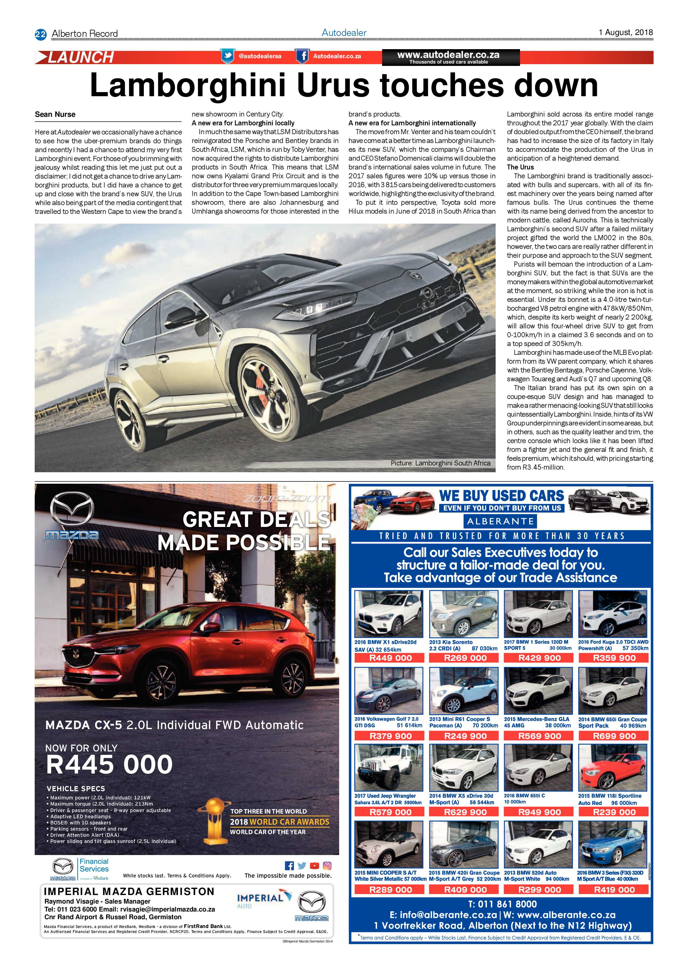 Alberton Record 01 August 2018 page 22