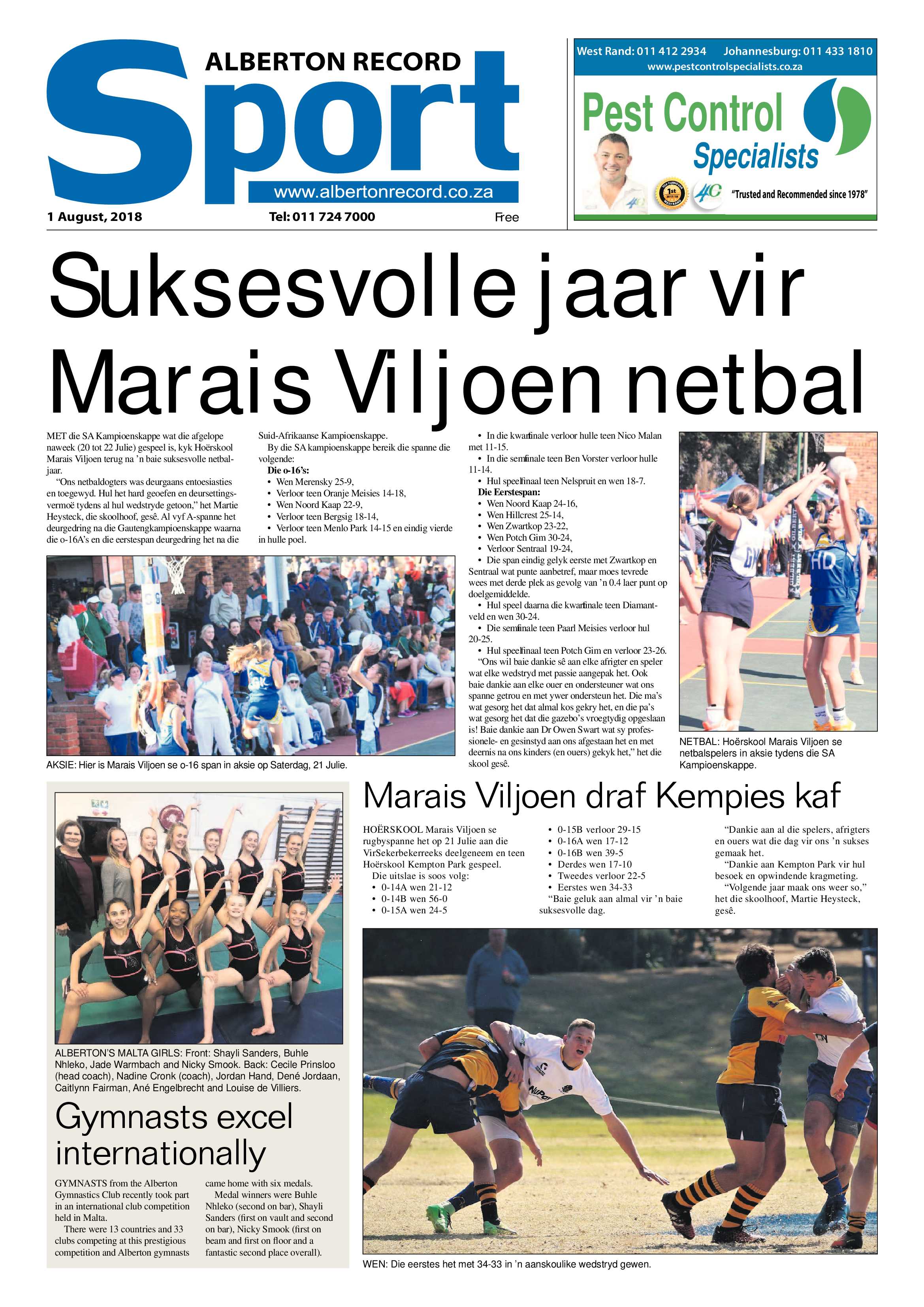 Alberton Record 01 August 2018 page 28