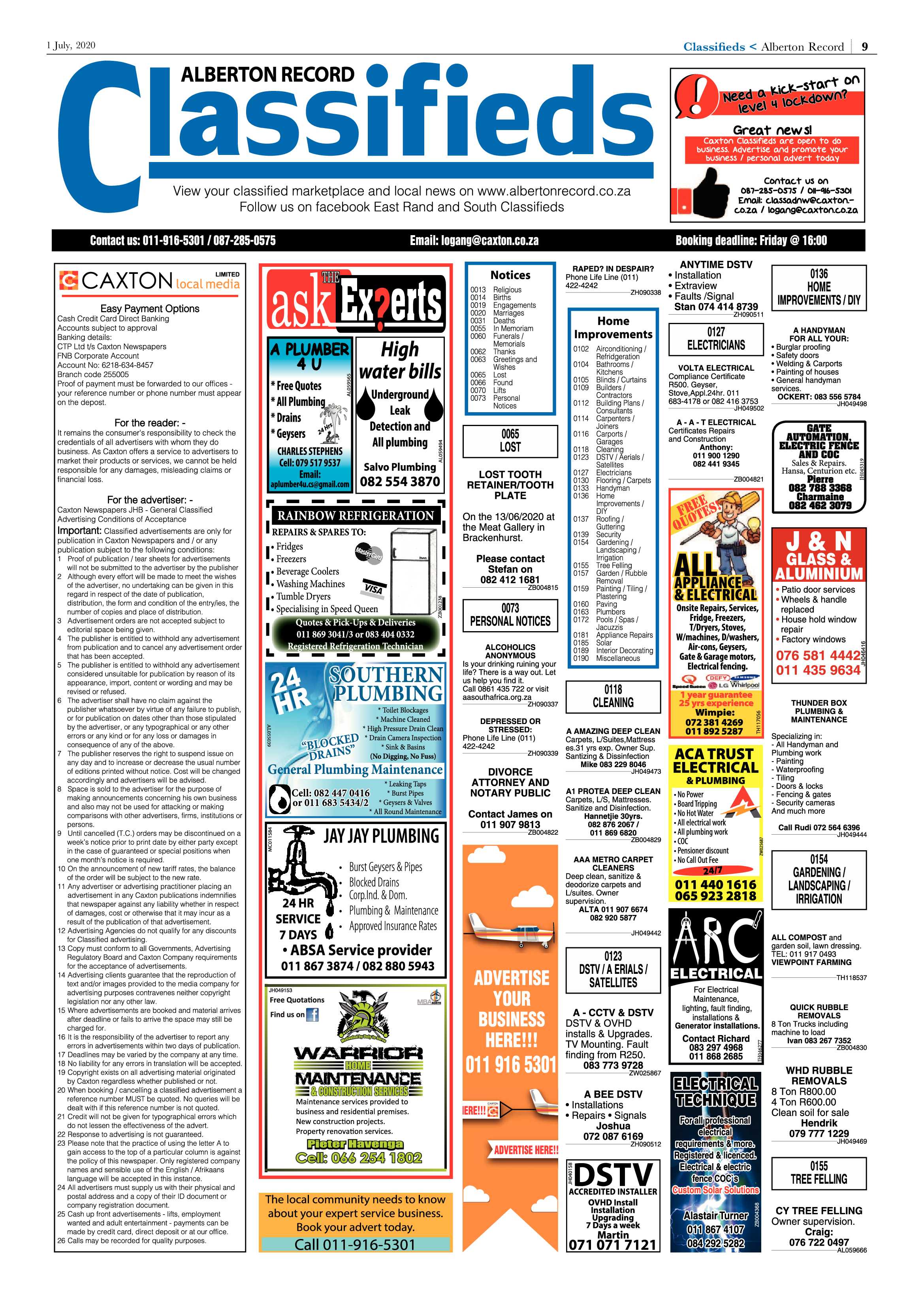Alberton Record 01 July 2020 page 9