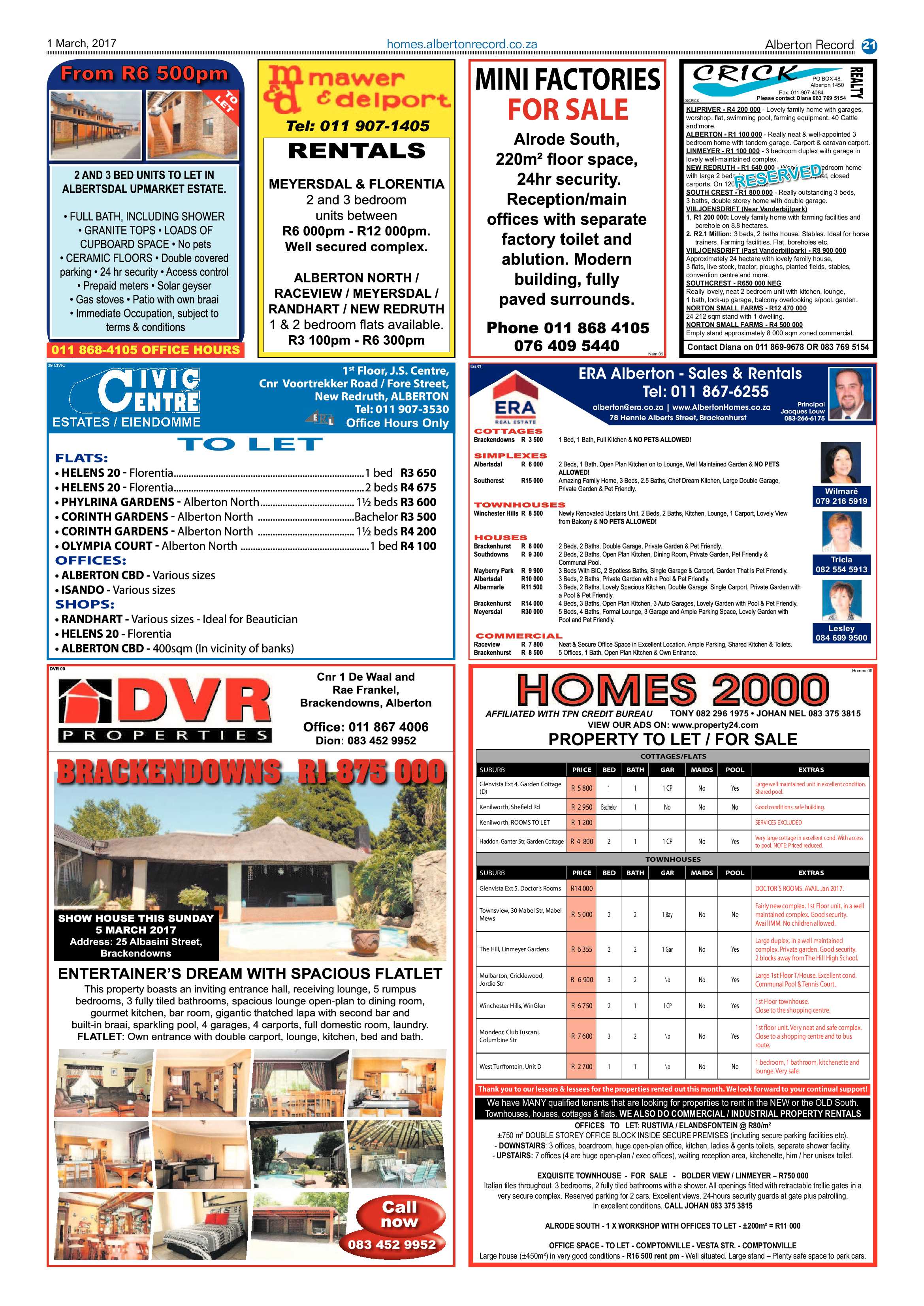 Alberton Record 01 March 2017 page 21