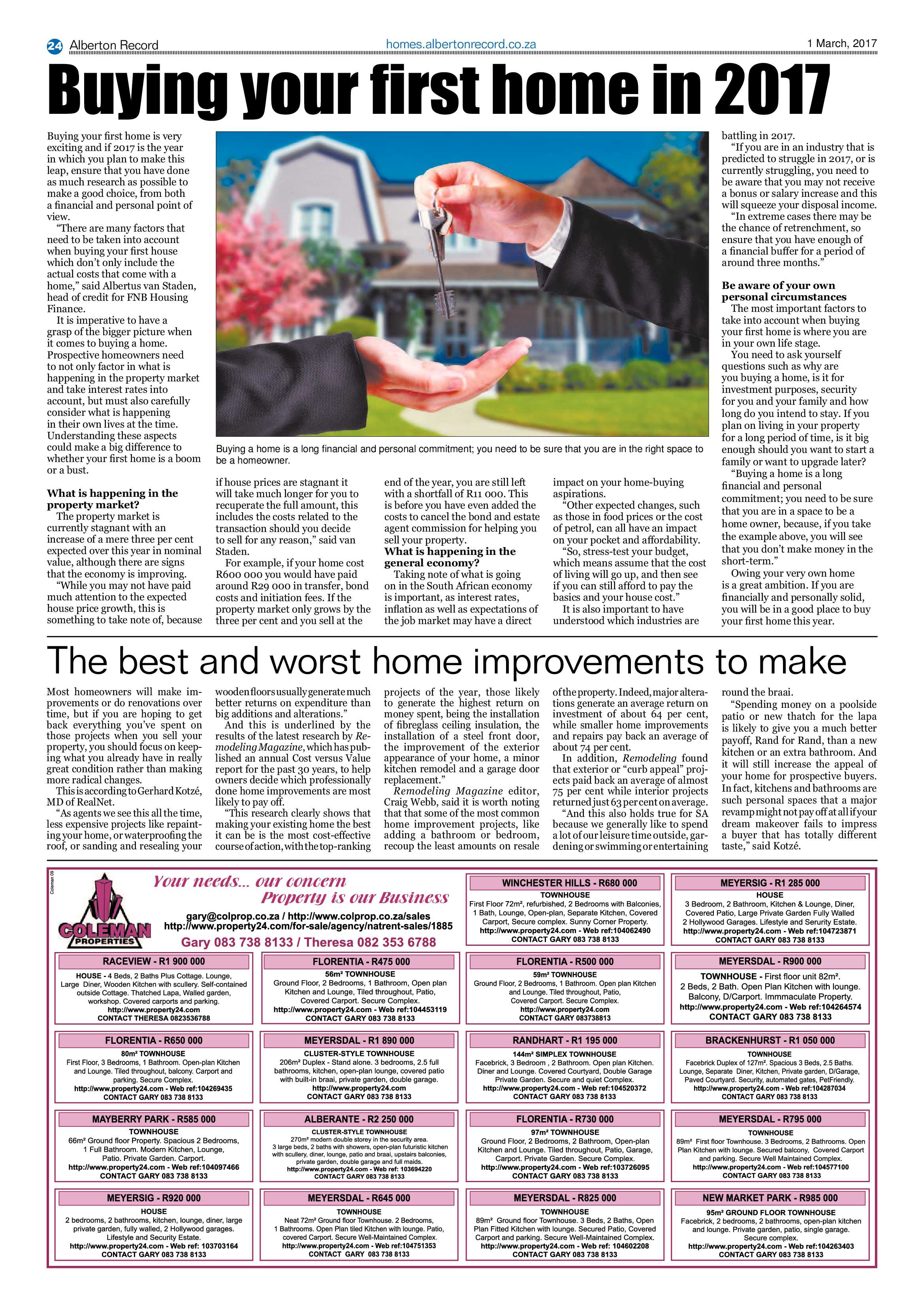 Alberton Record 01 March 2017 page 24