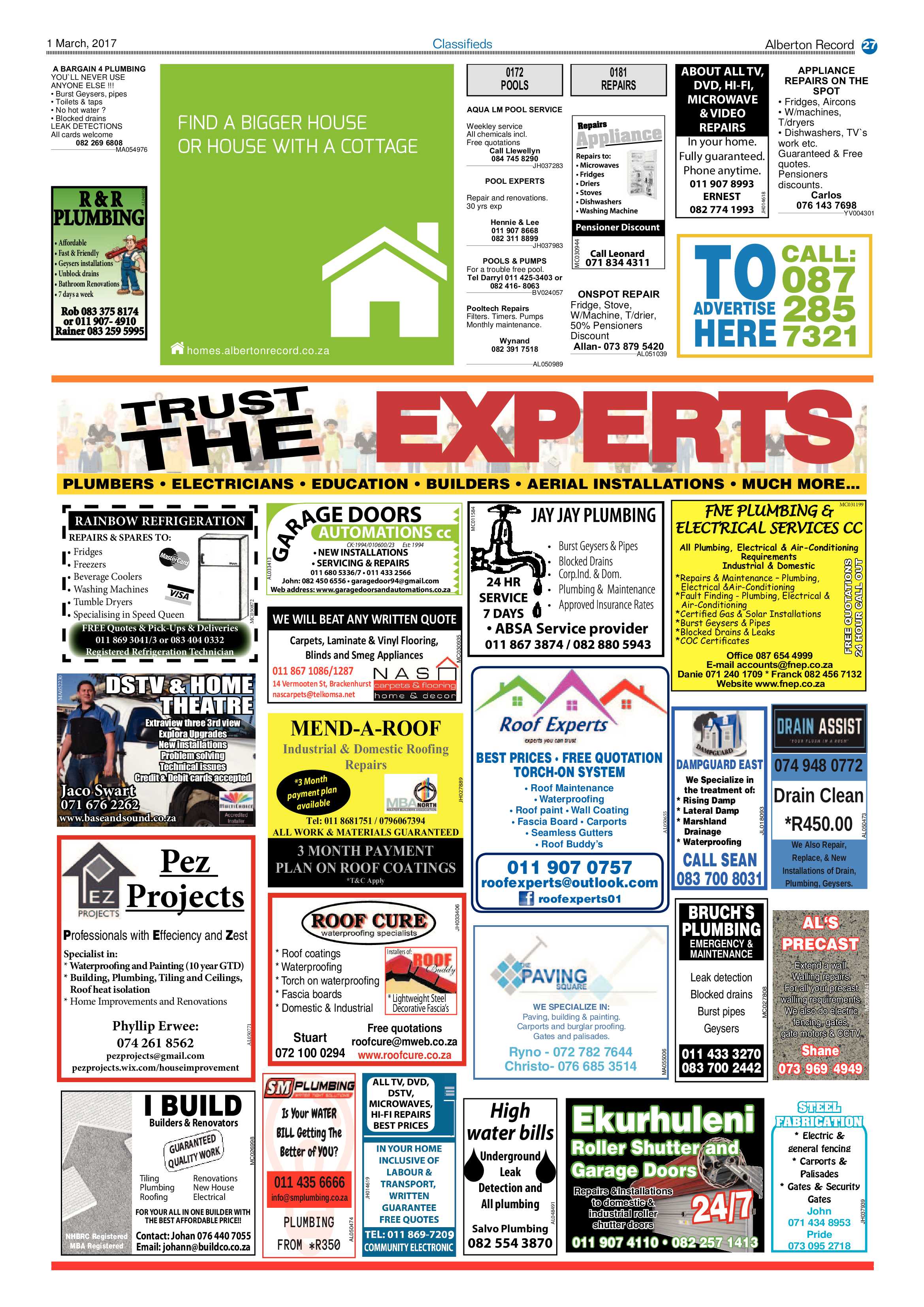 Alberton Record 01 March 2017 page 27