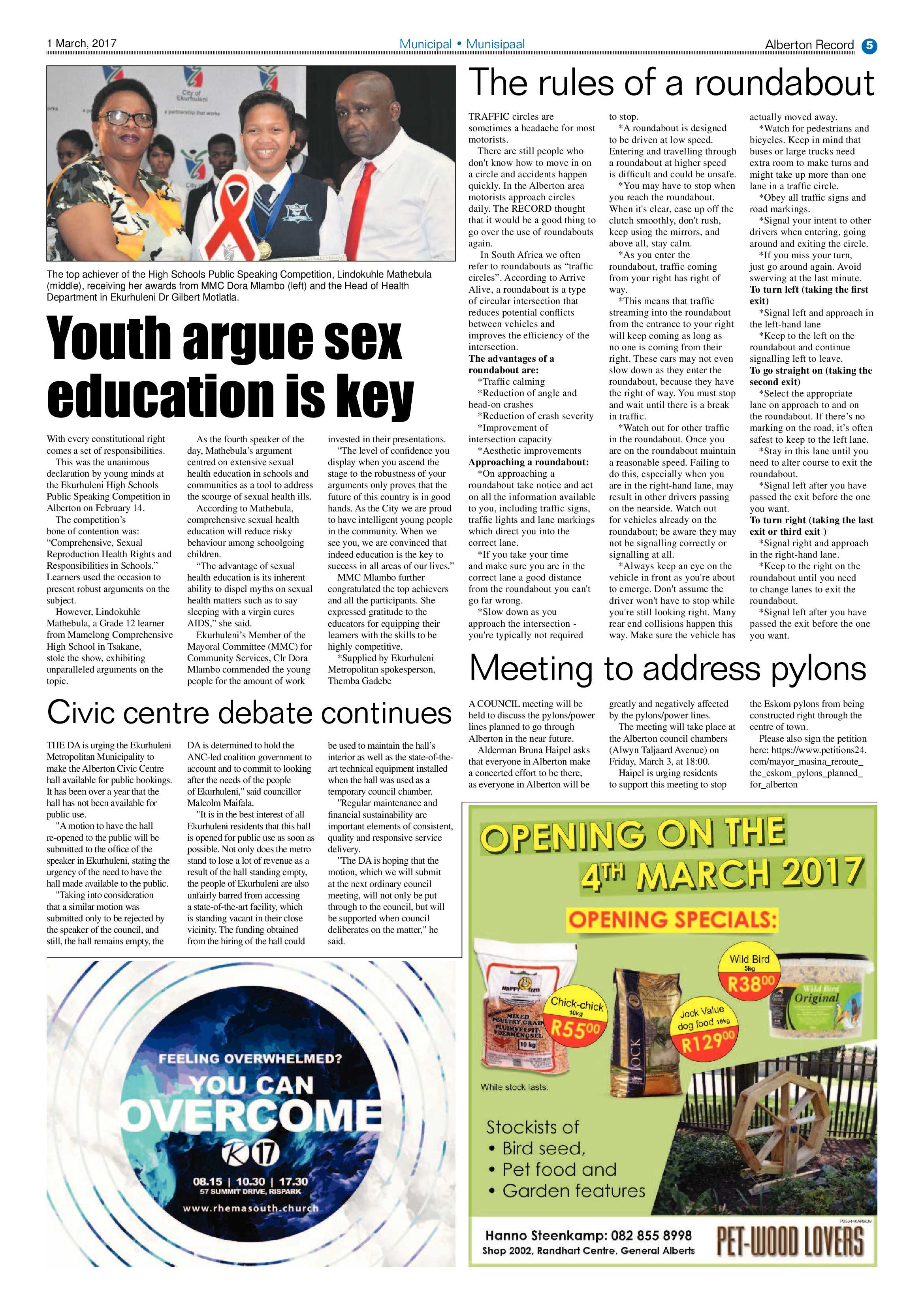 Alberton Record 01 March 2017 page 5
