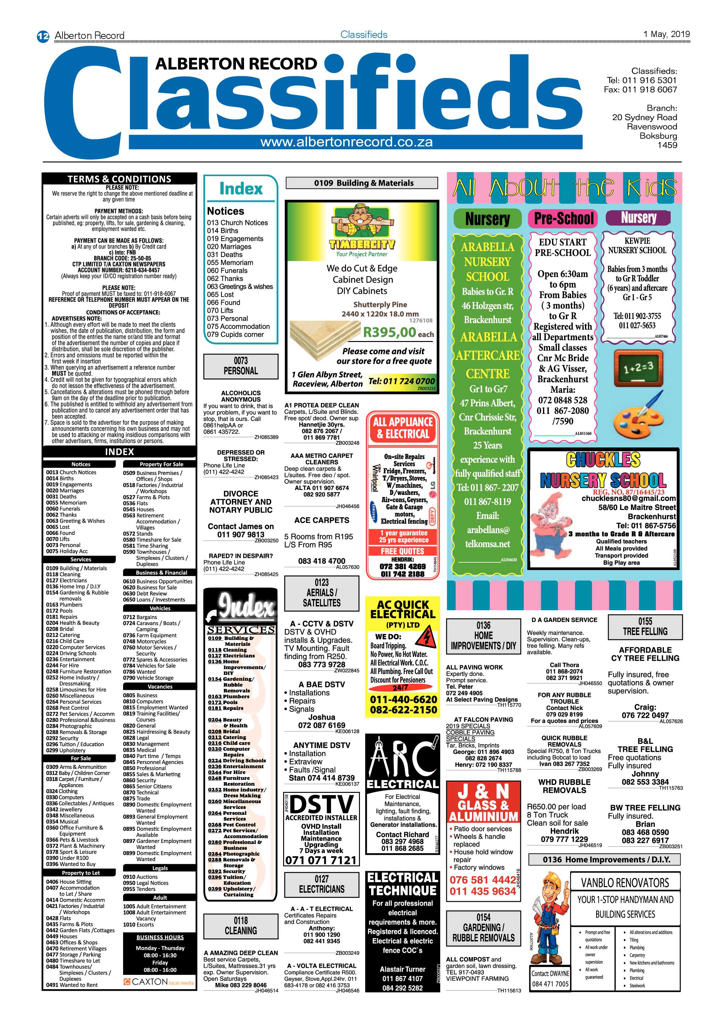 Alberton Record 01 May 2019 page 12