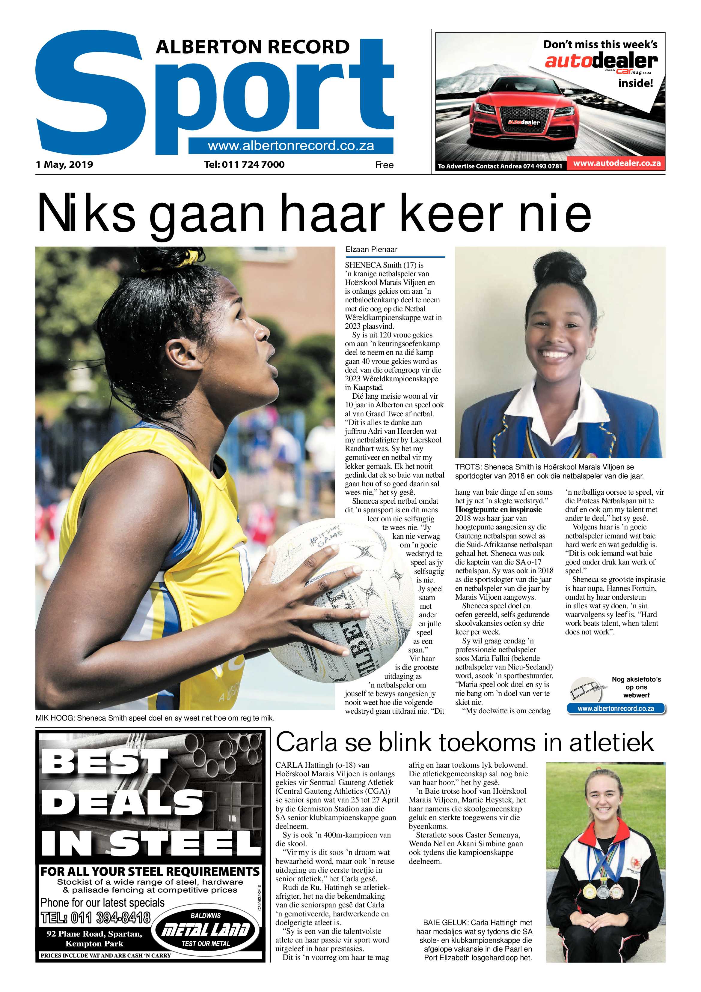 Alberton Record 01 May 2019 page 20