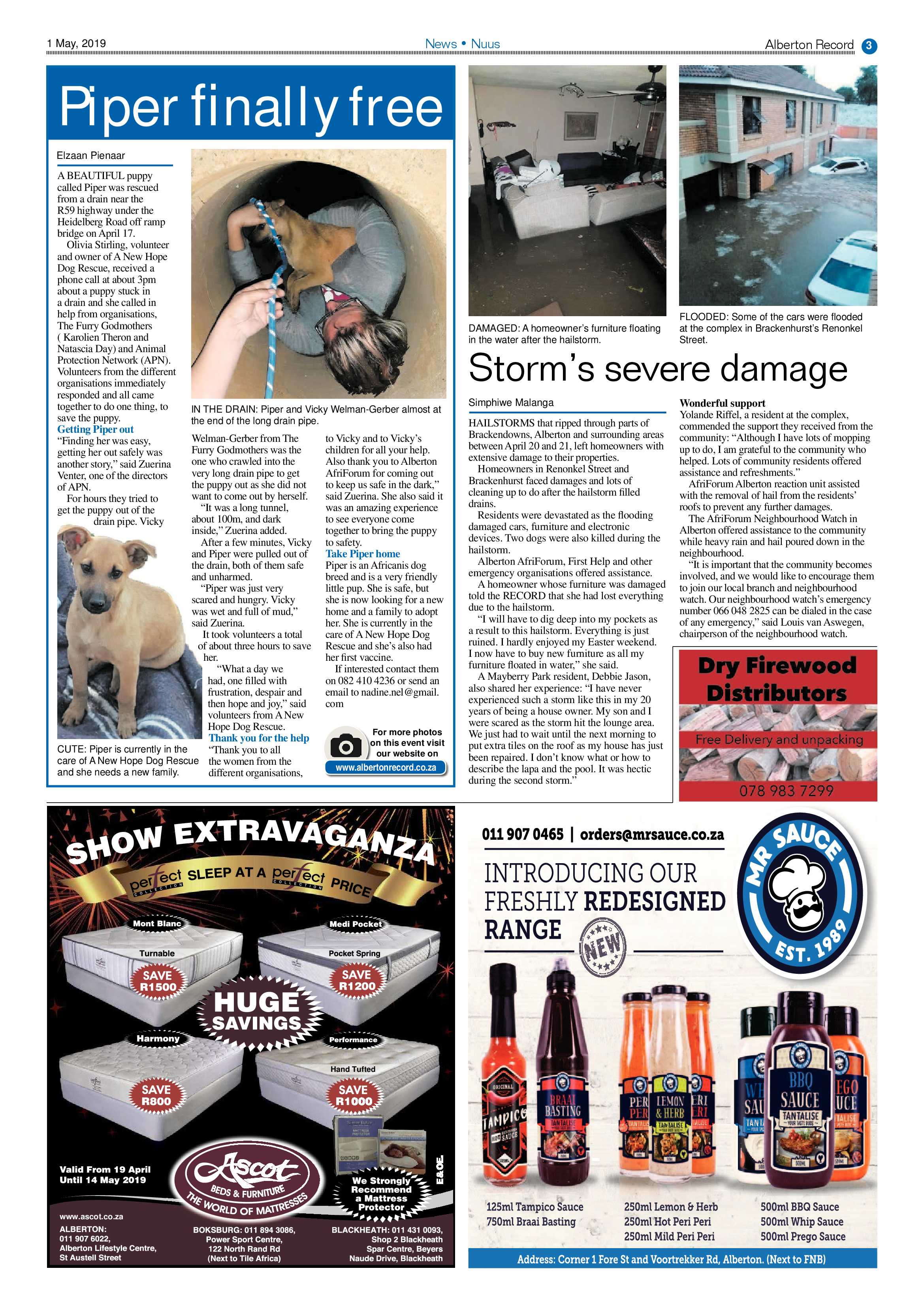 Alberton Record 01 May 2019 page 3