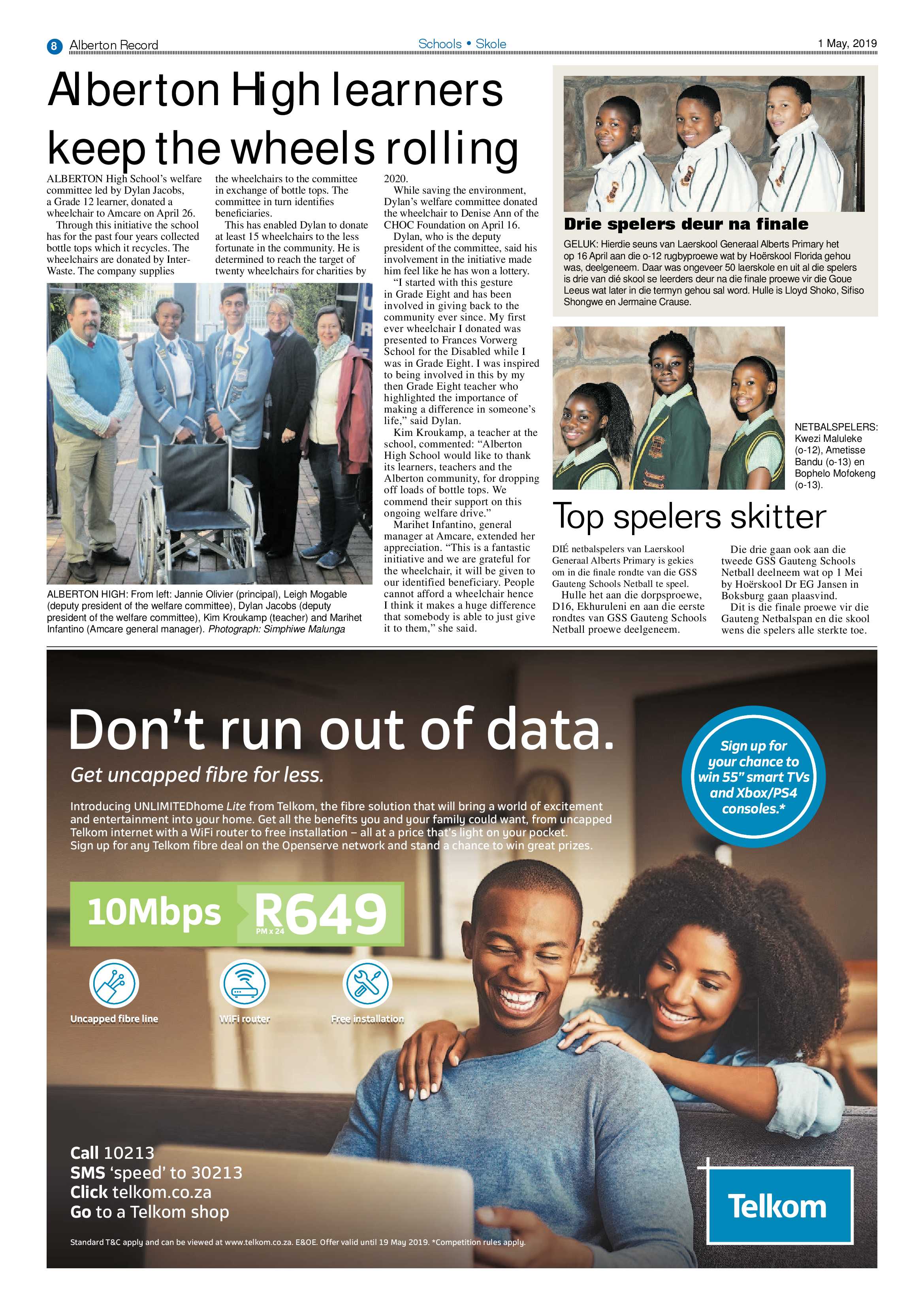 Alberton Record 01 May 2019 page 8