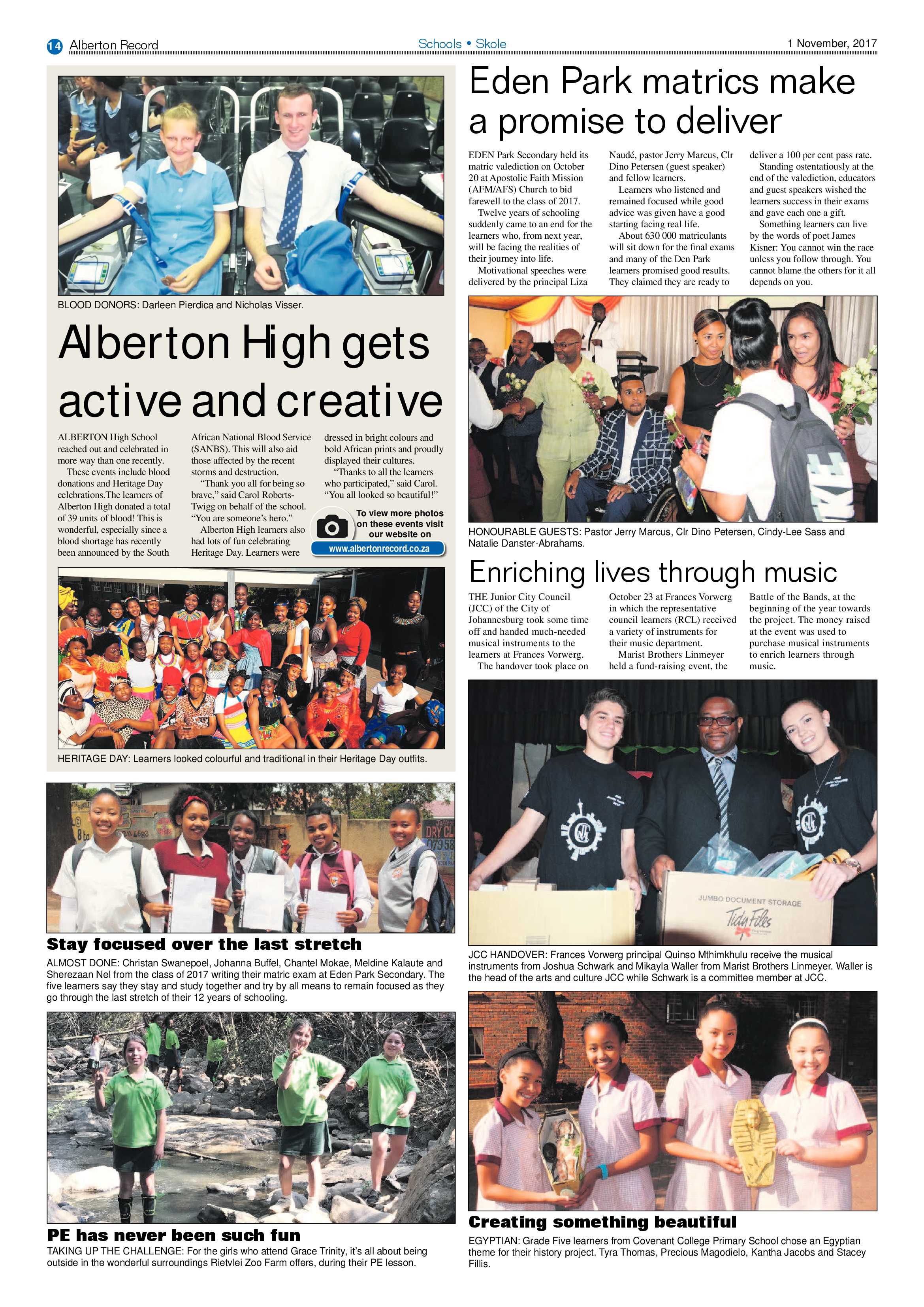 Alberton Record 01 November 2017 page 14