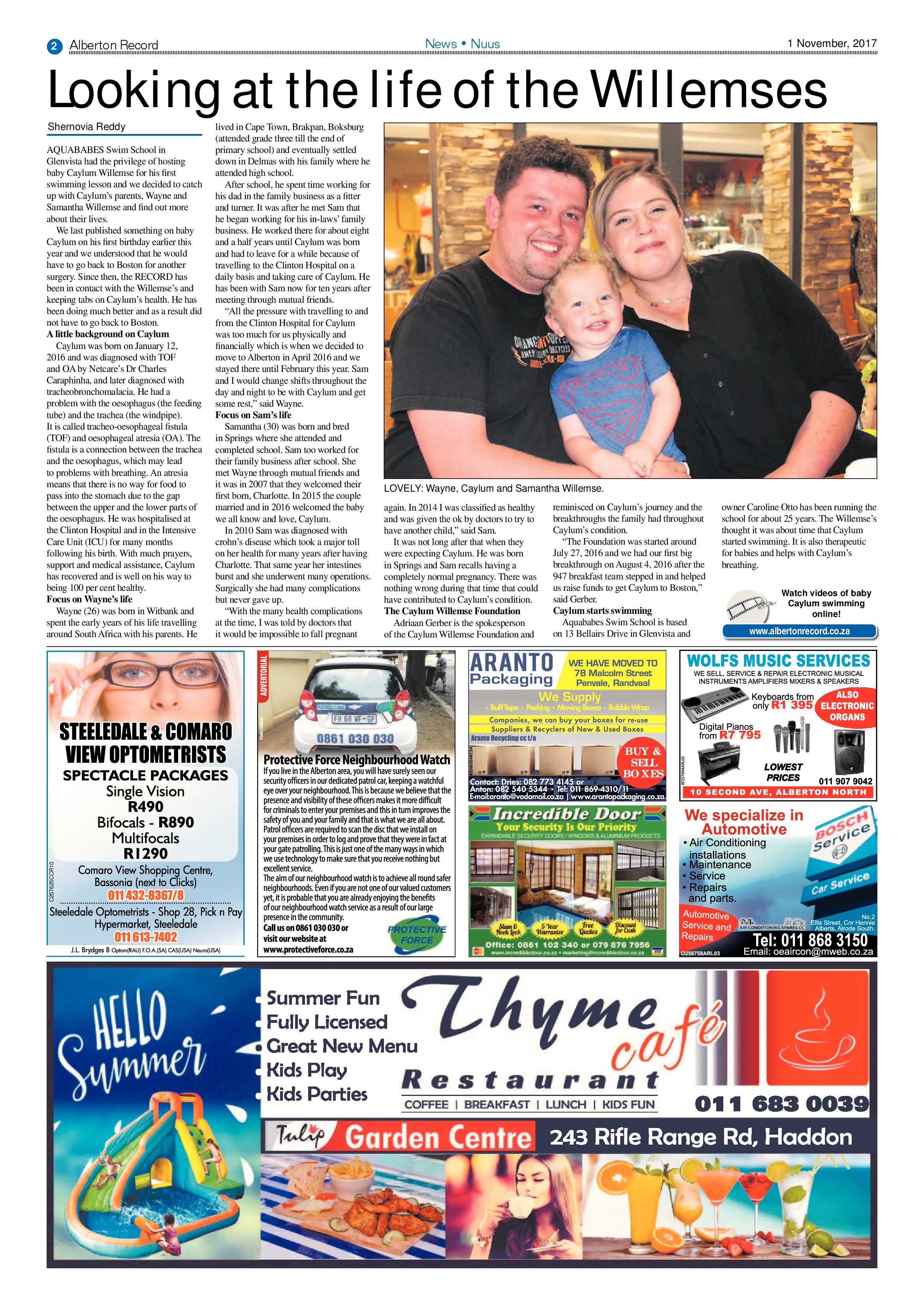 Alberton Record 01 November 2017 page 2