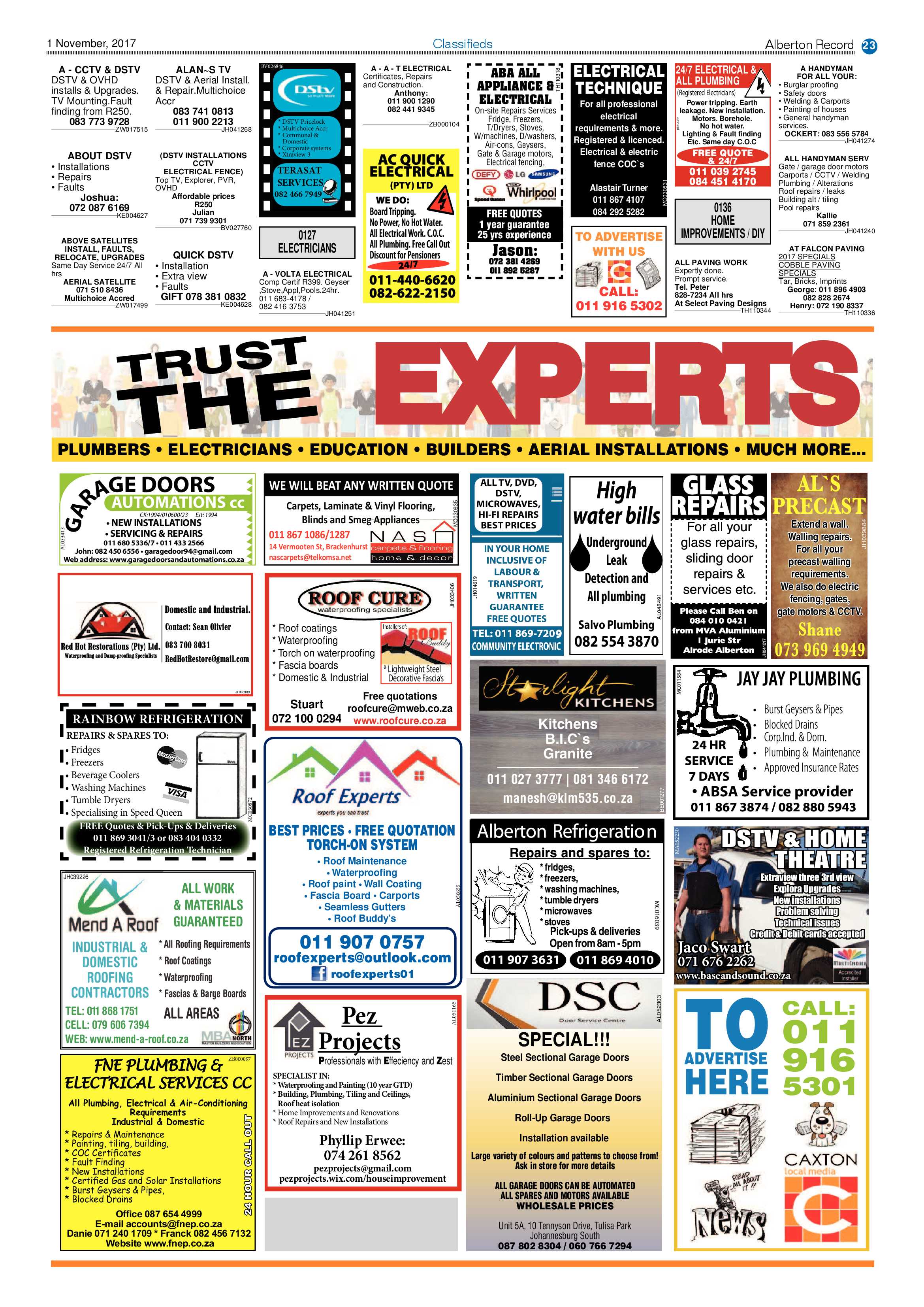 Alberton Record 01 November 2017 page 23