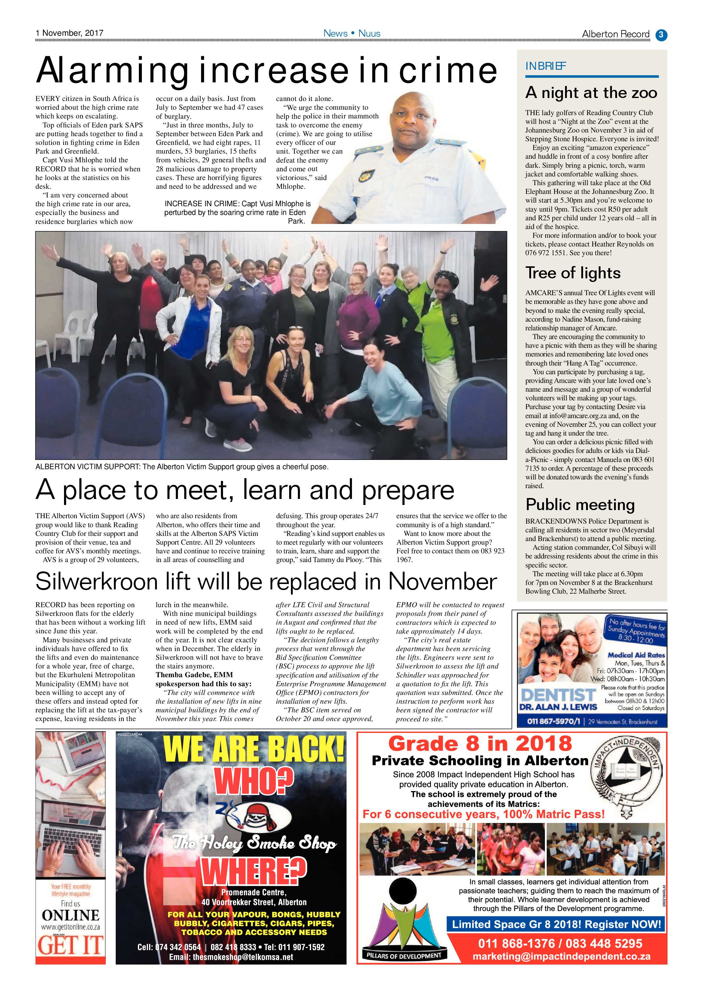 Alberton Record 01 November 2017 page 3