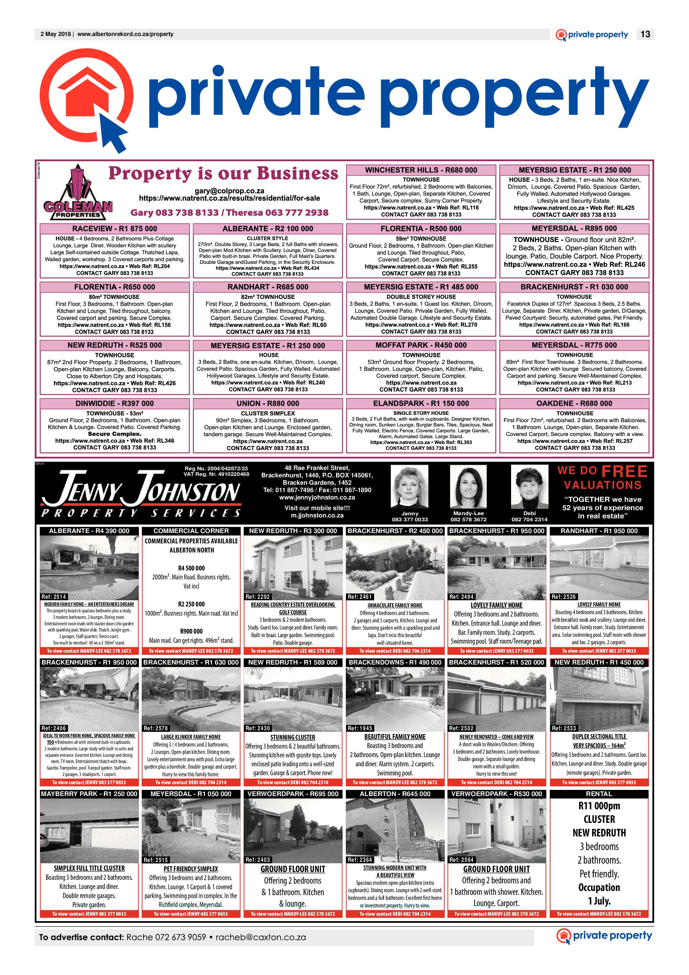 Alberton Record 02 May 2018 page 13