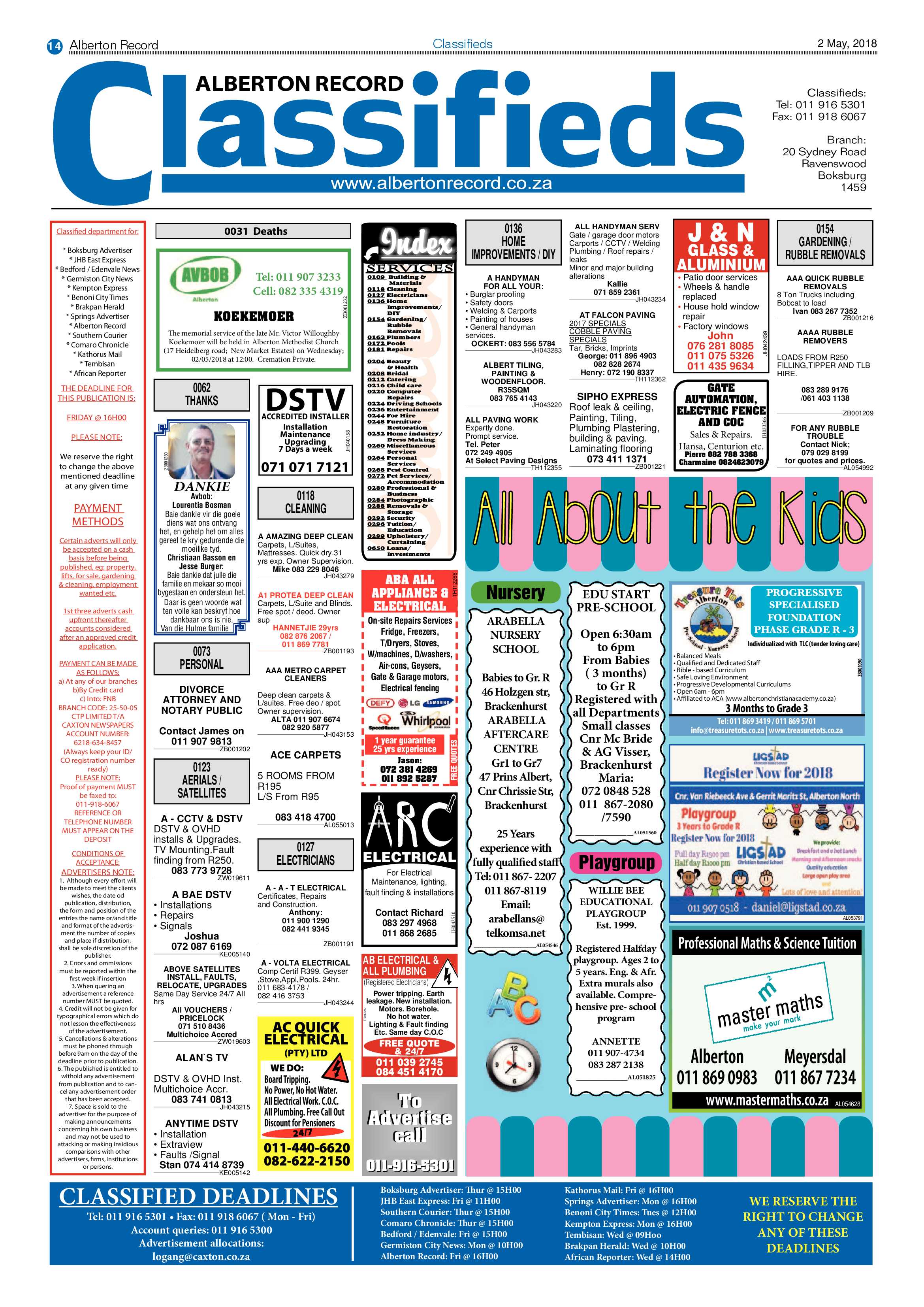 Alberton Record 02 May 2018 page 14