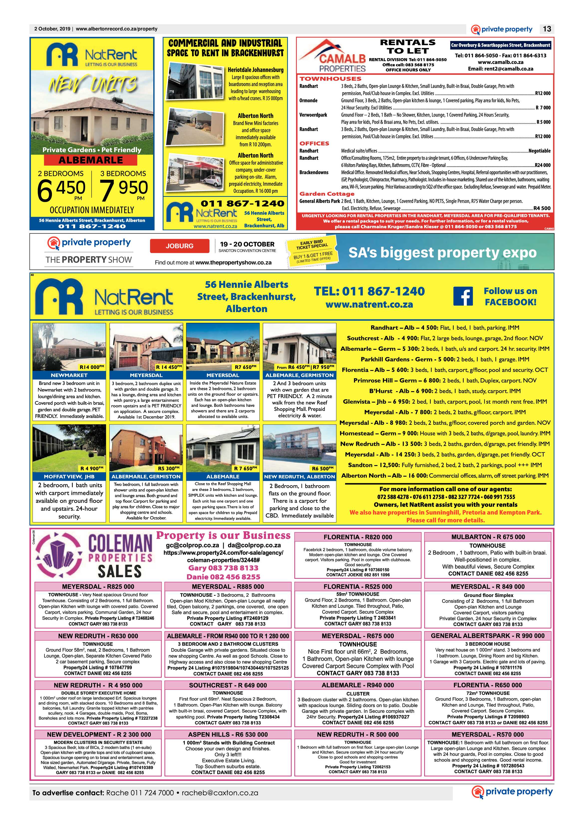 Alberton Record 02 October 2019 page 17