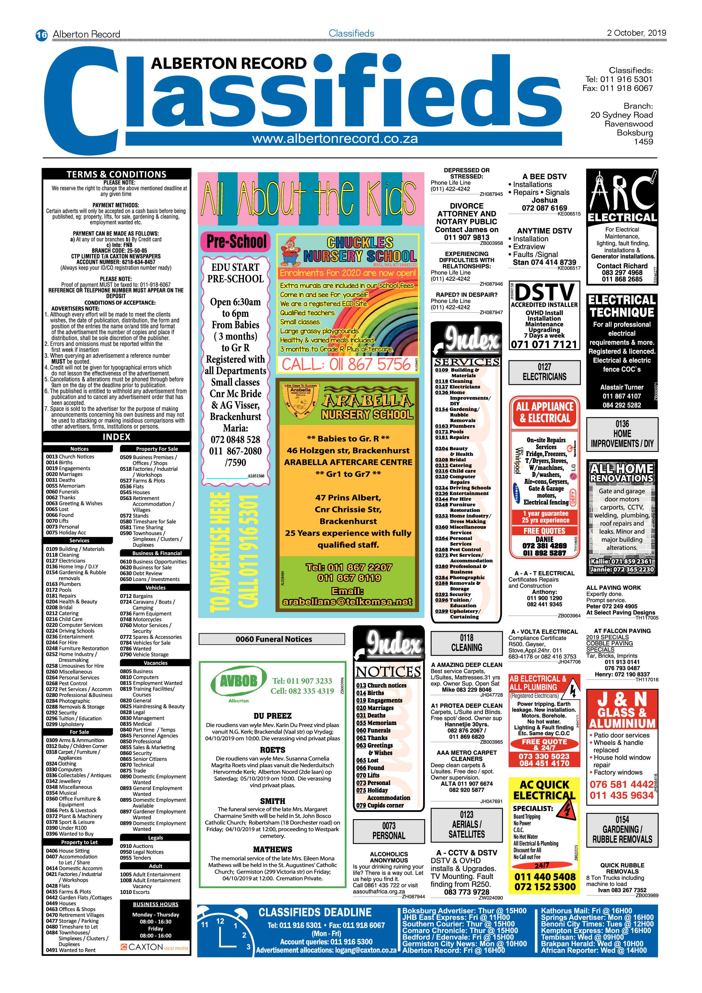 Alberton Record 02 October 2019 page 20