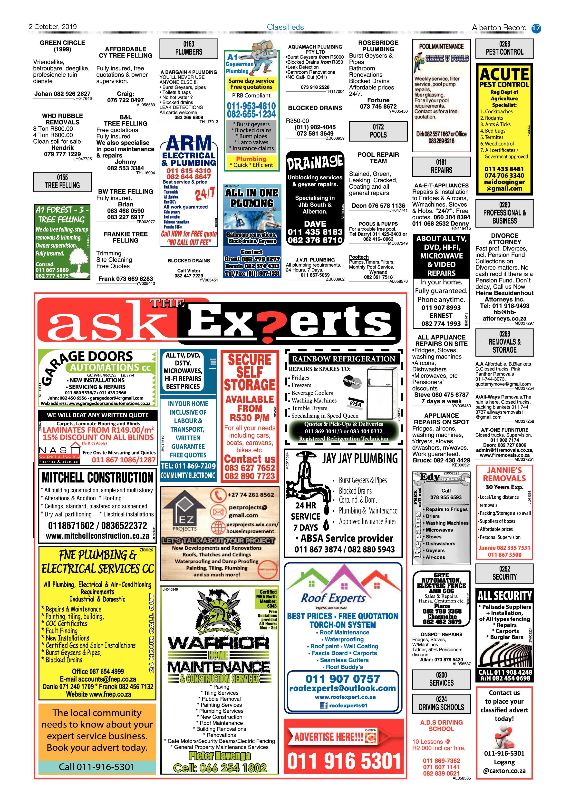 Alberton Record 02 October 2019 page 21