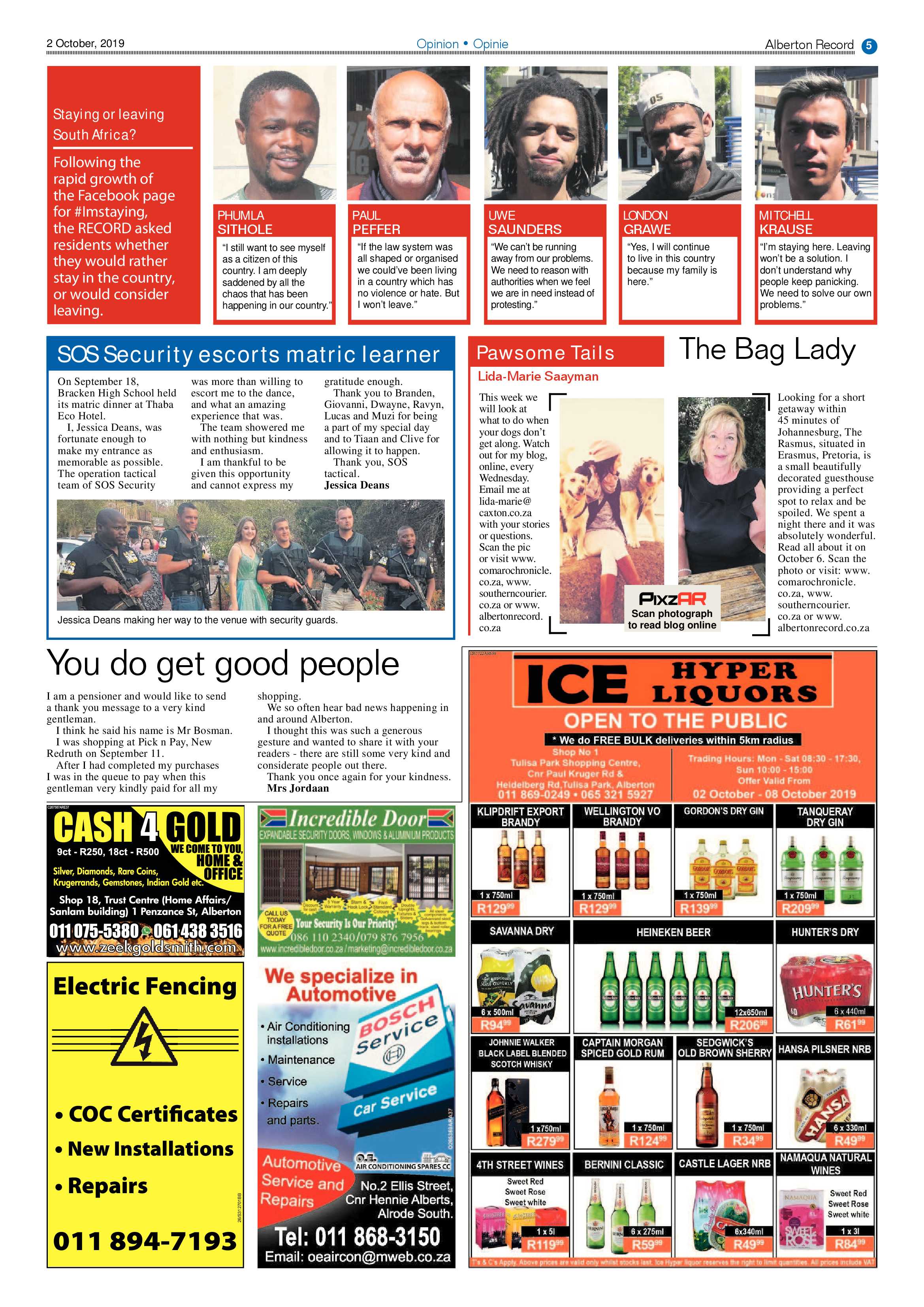 Alberton Record 02 October 2019 page 5