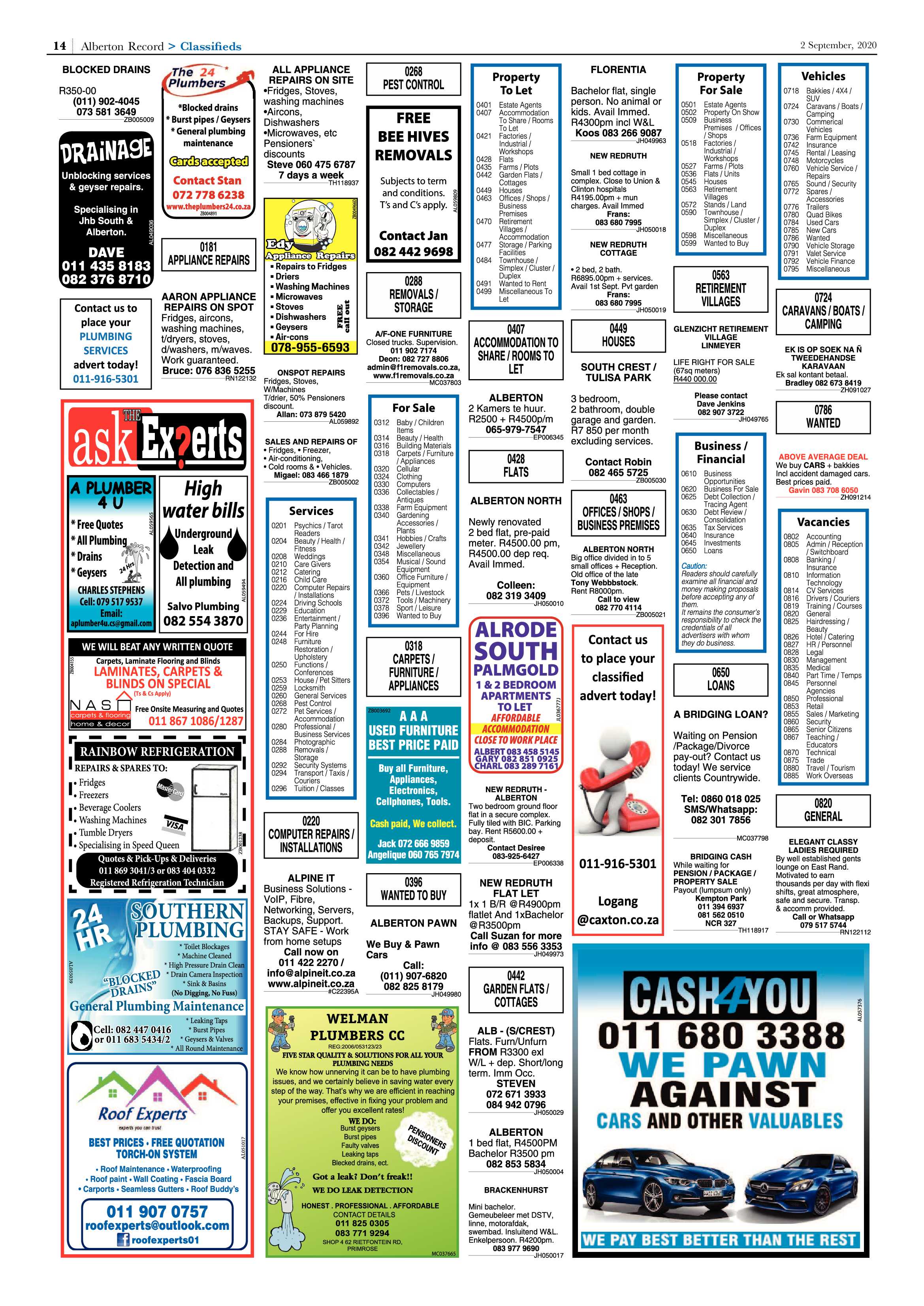 Alberton Record 02 September 2020 page 14