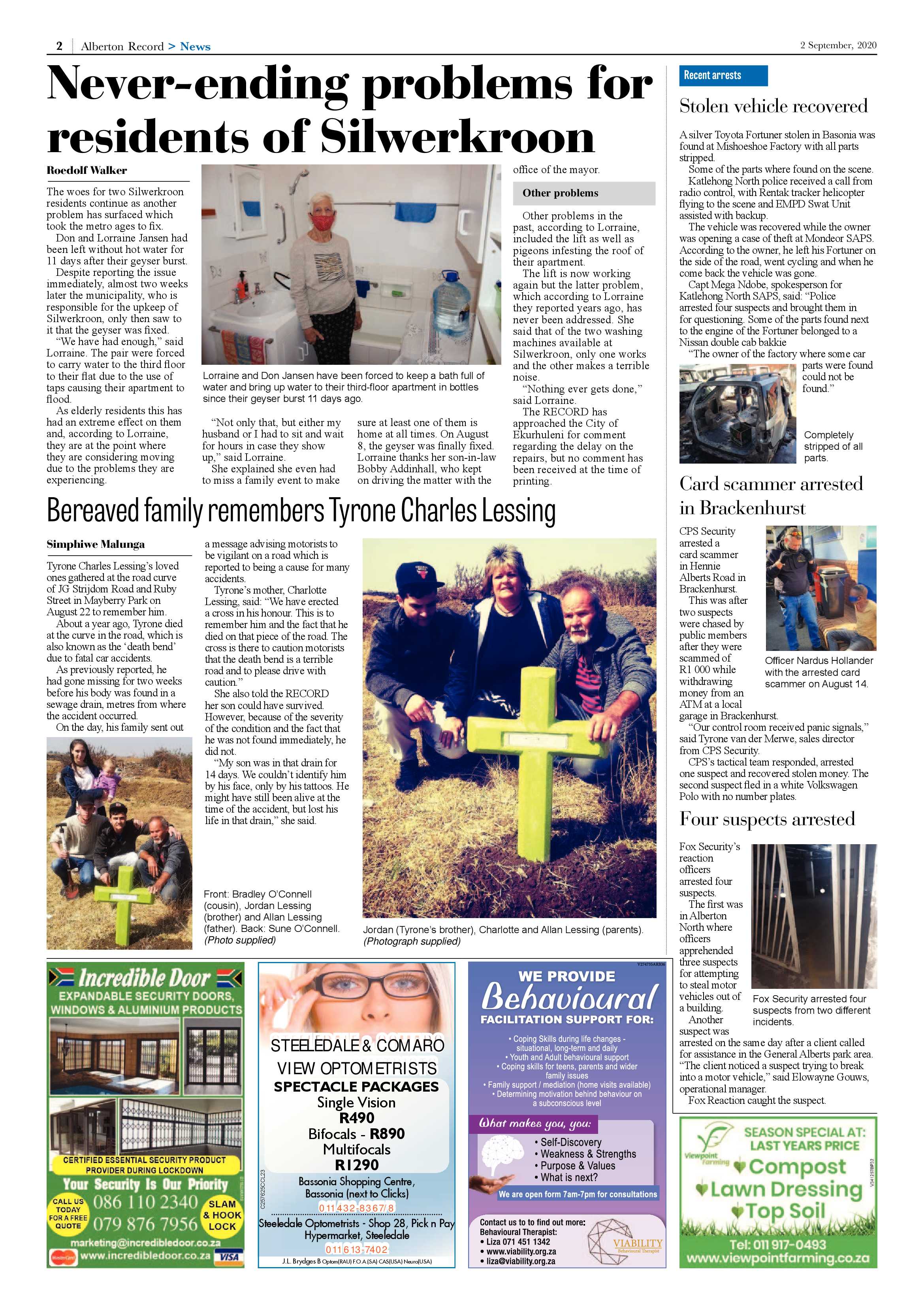 Alberton Record 02 September 2020 page 2
