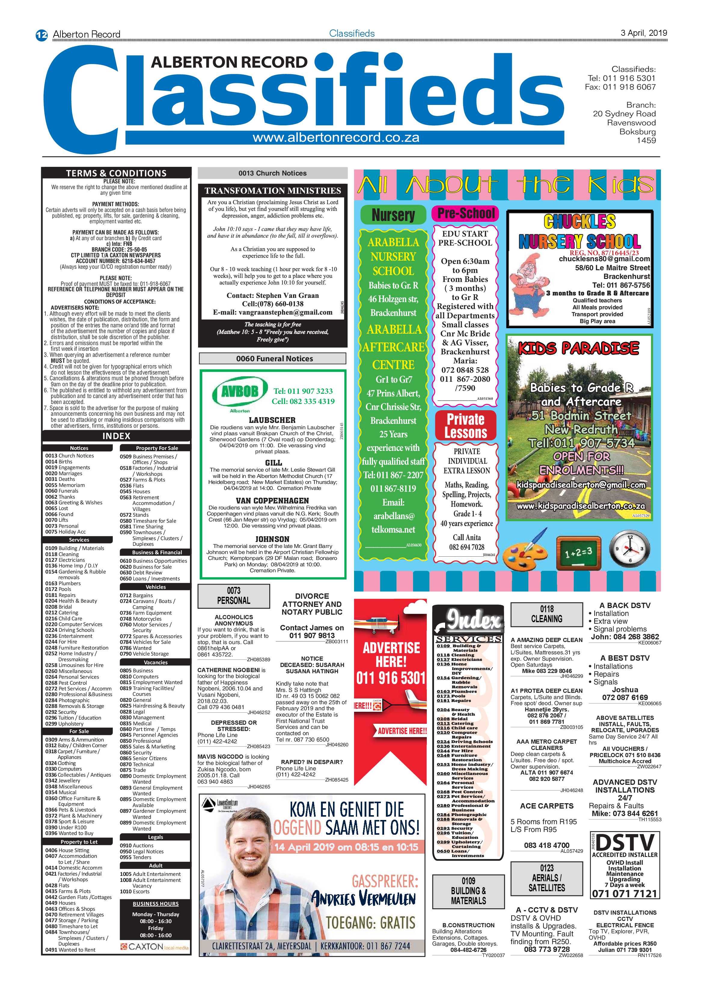 Alberton Record 03 April 2019 page 12