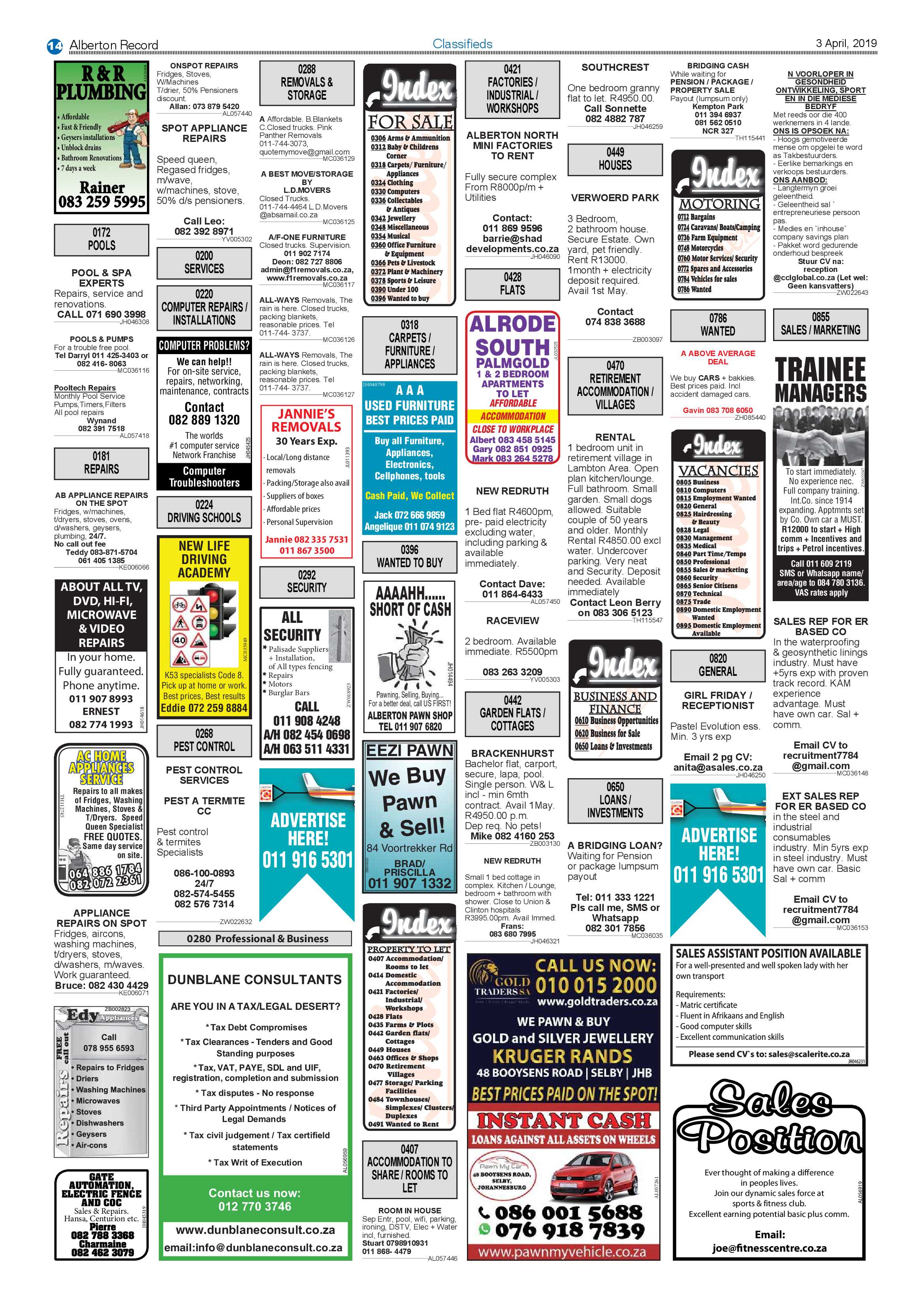 Alberton Record 03 April 2019 page 14