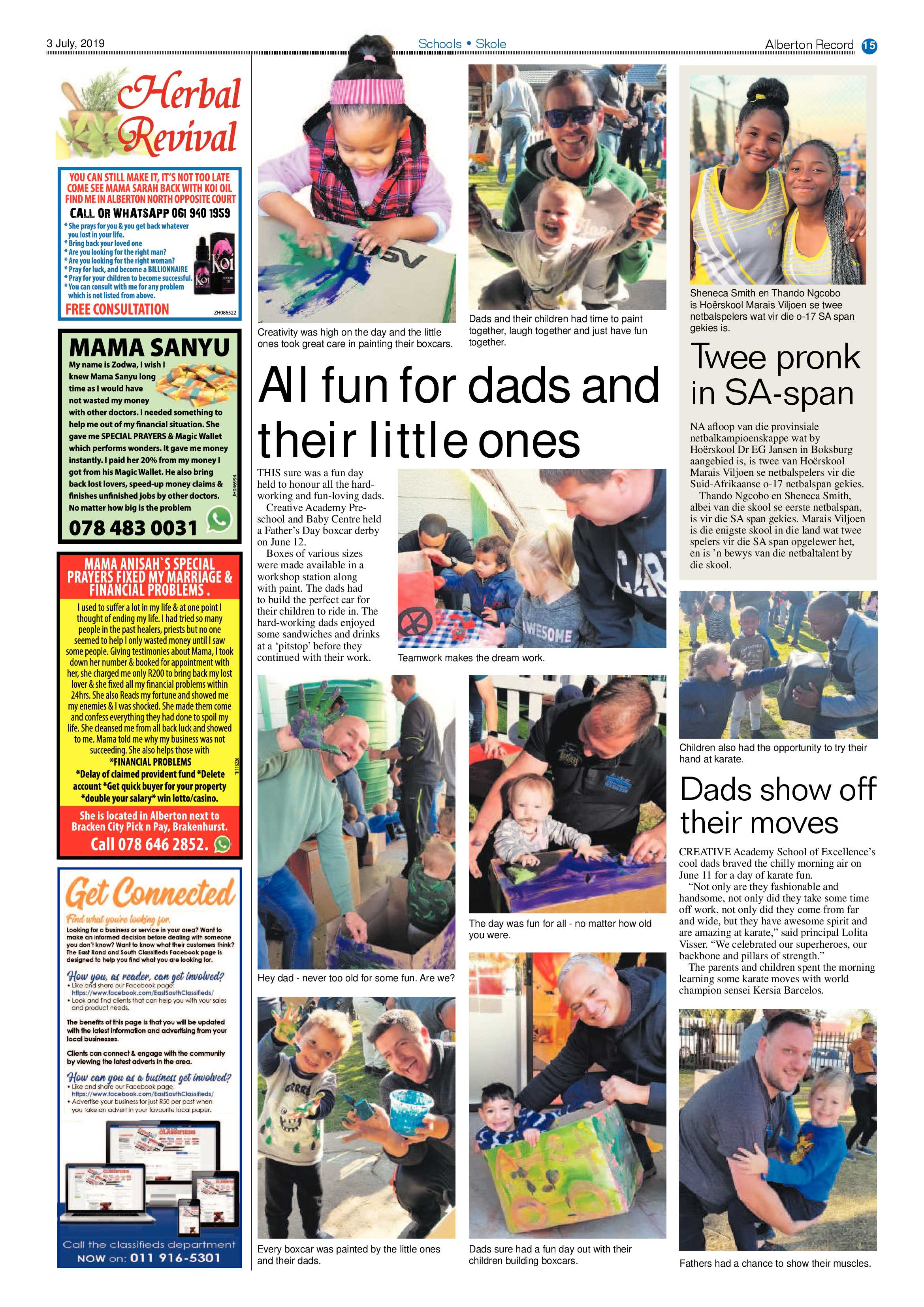 Alberton Record 03 July 2019 page 15