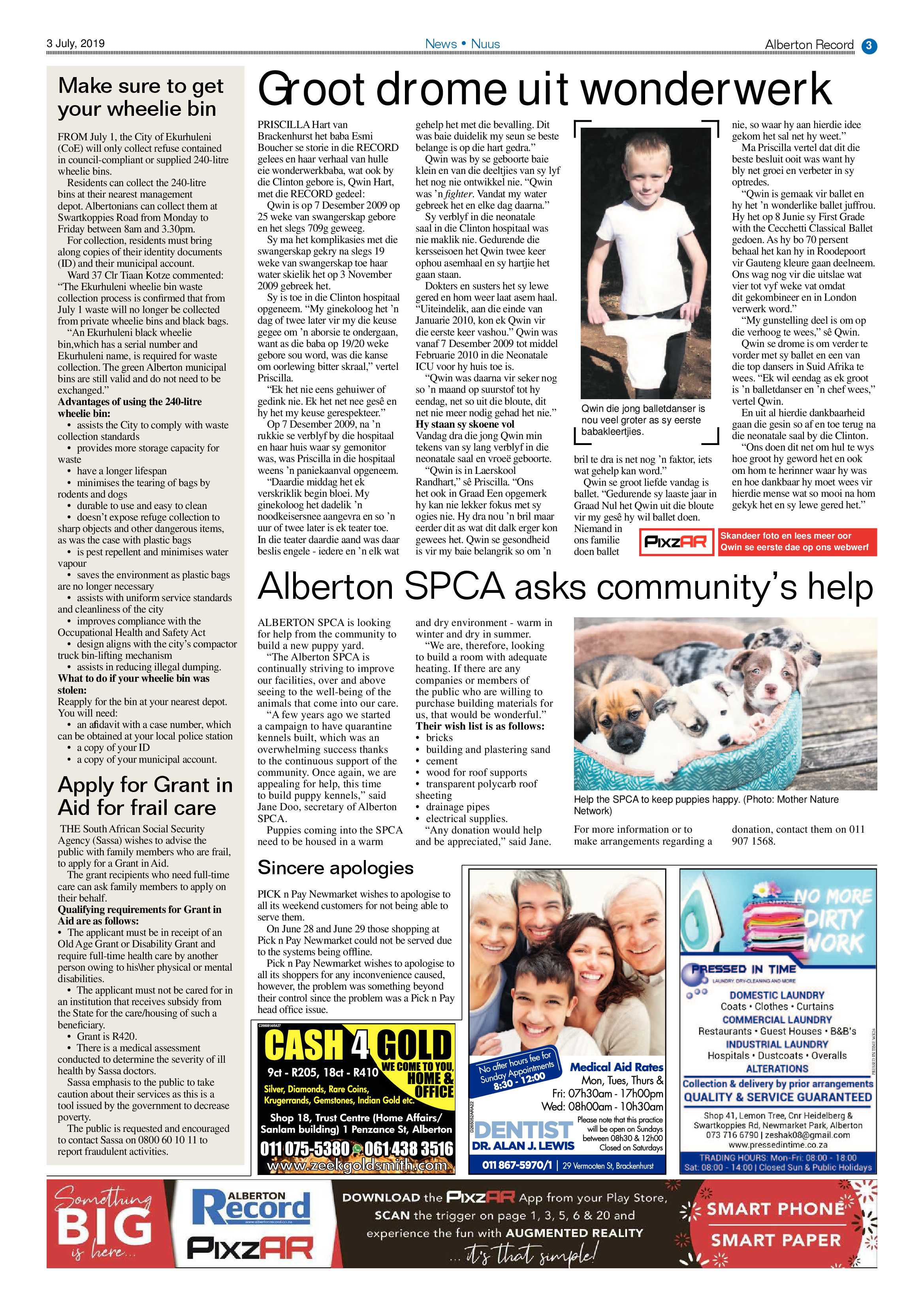 Alberton Record 03 July 2019 page 3