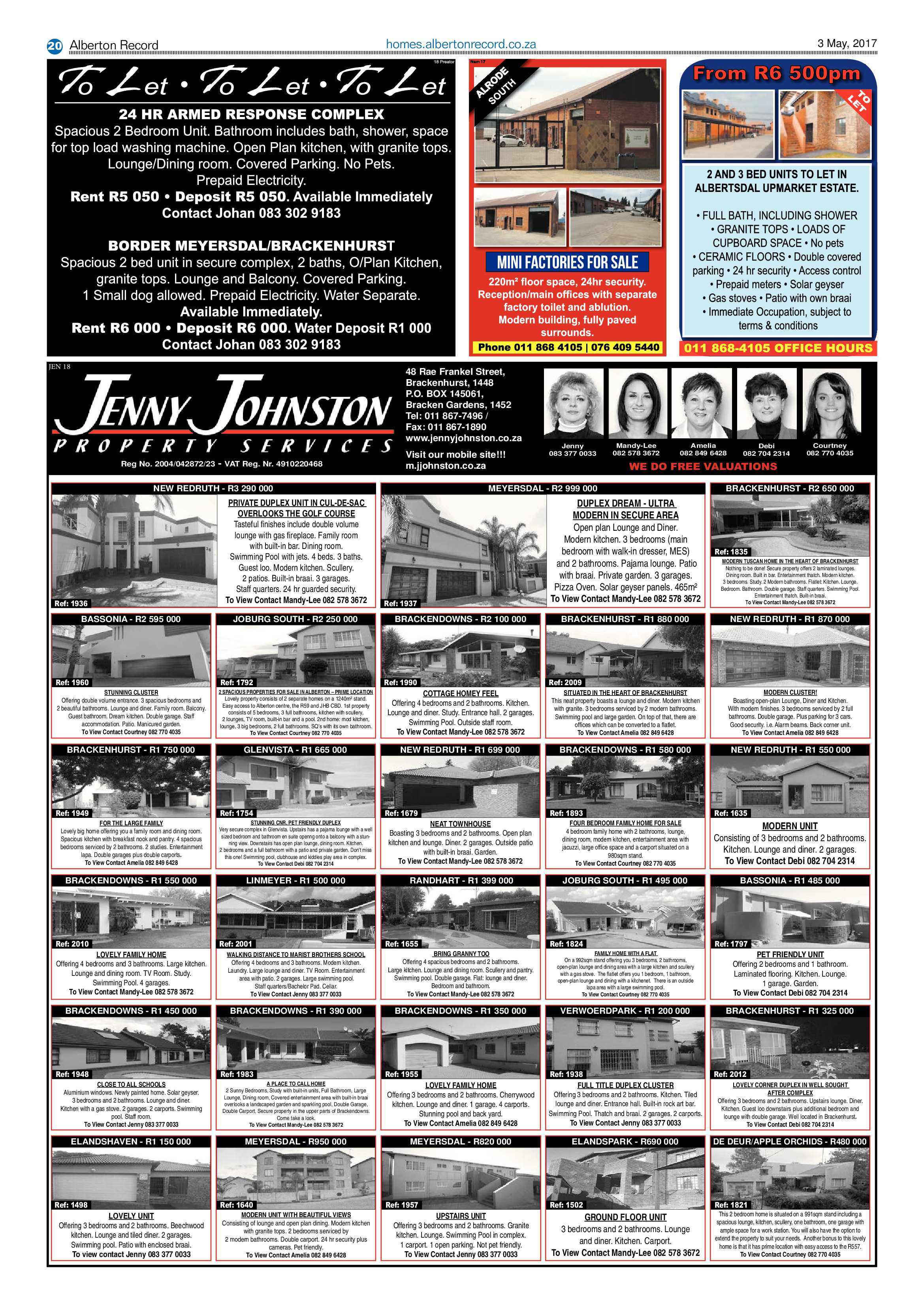 Alberton Record 03 May 2017 page 20