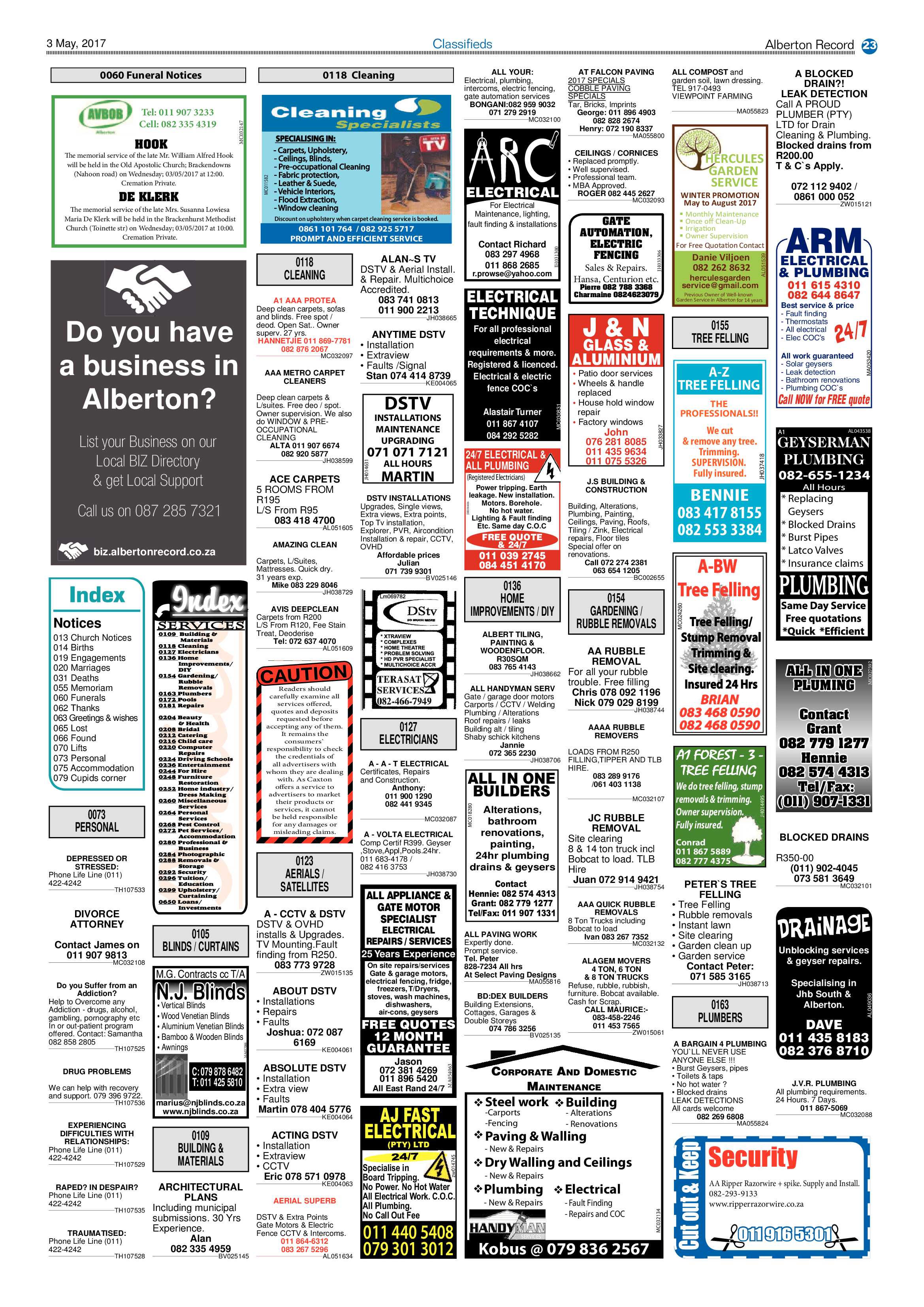 Alberton Record 03 May 2017 page 23