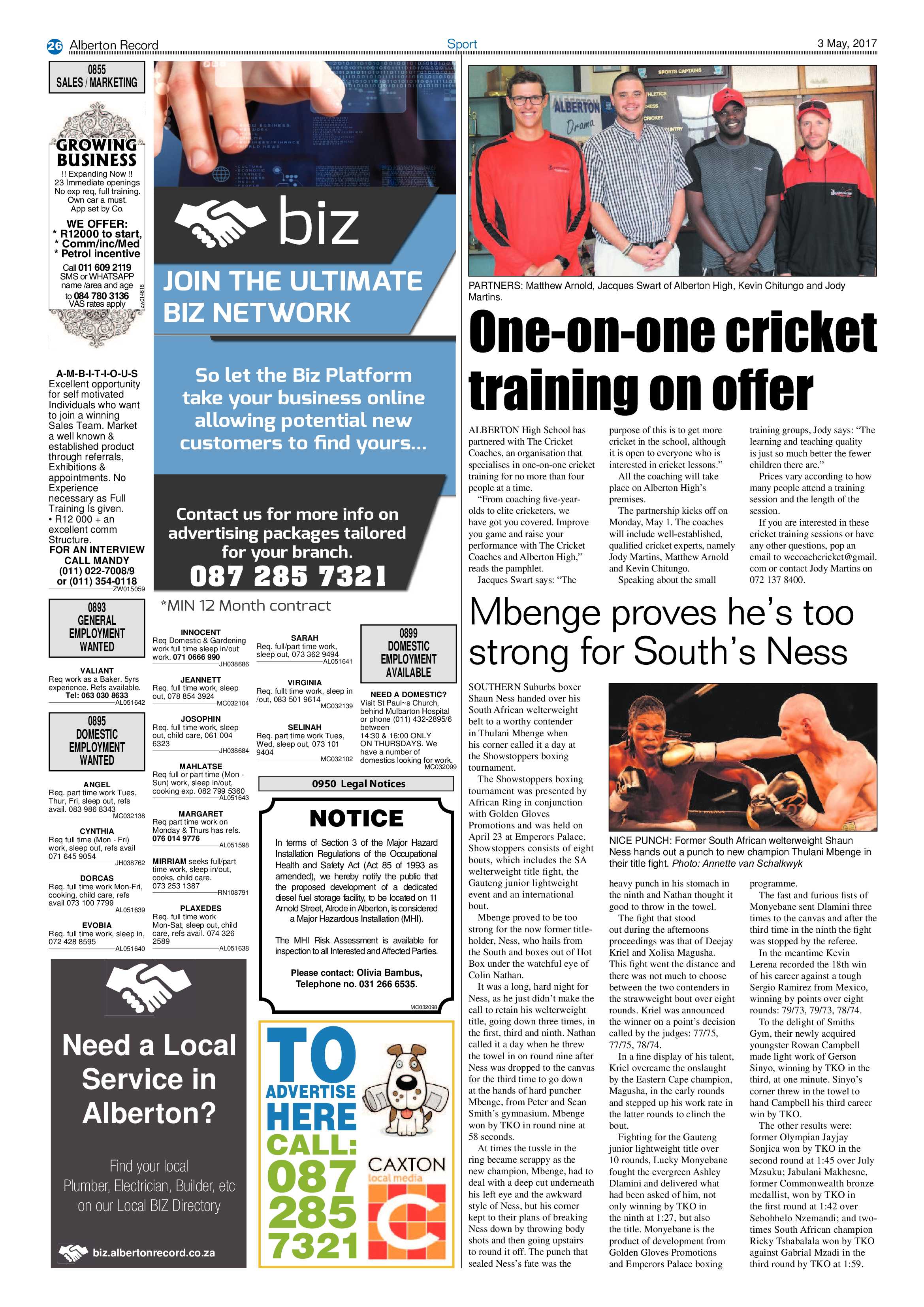 Alberton Record 03 May 2017 page 26