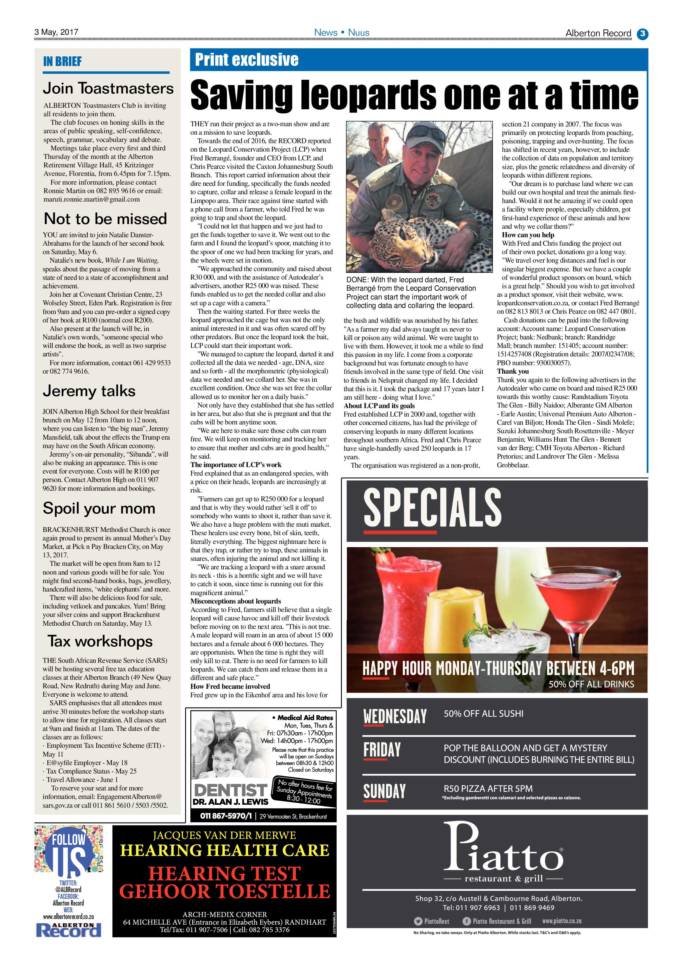 Alberton Record 03 May 2017 page 3