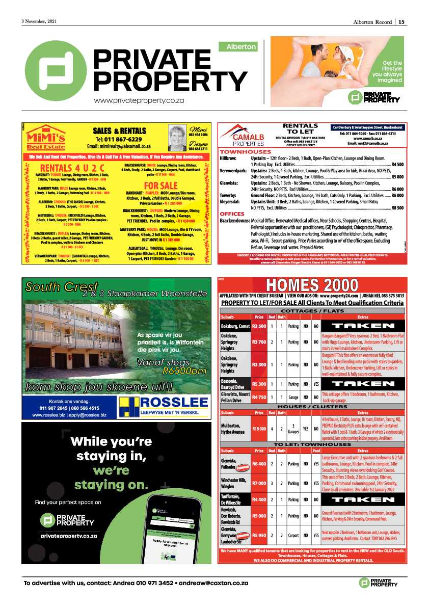 Alberton Record 03 November 2021 page 17