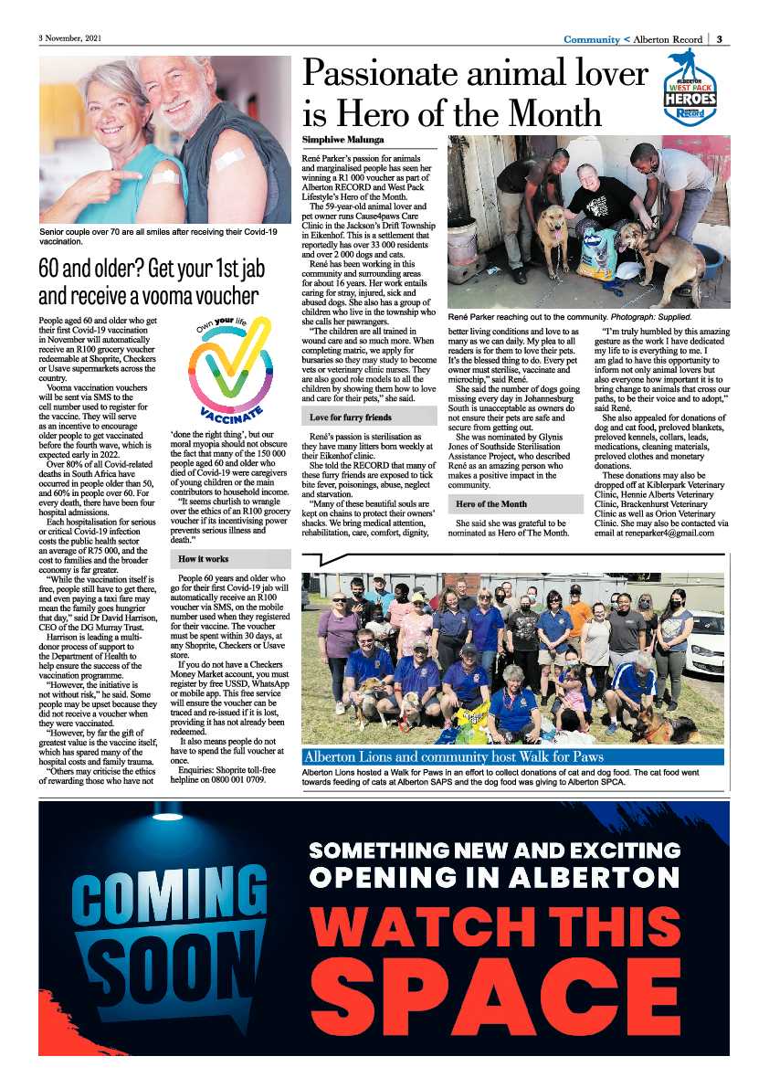 Alberton Record 03 November 2021 page 5