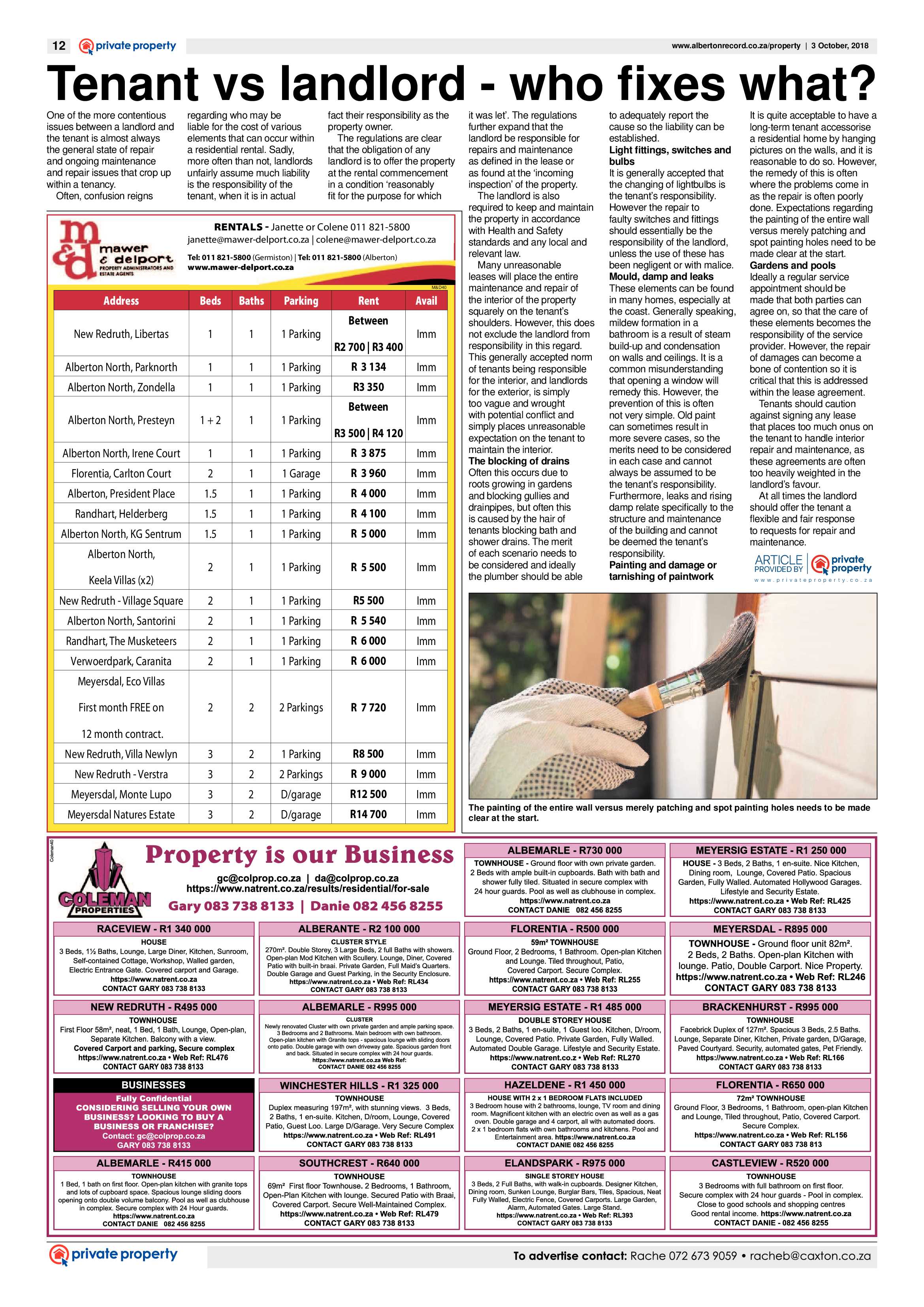Alberton Record 03 October 2018 page 12