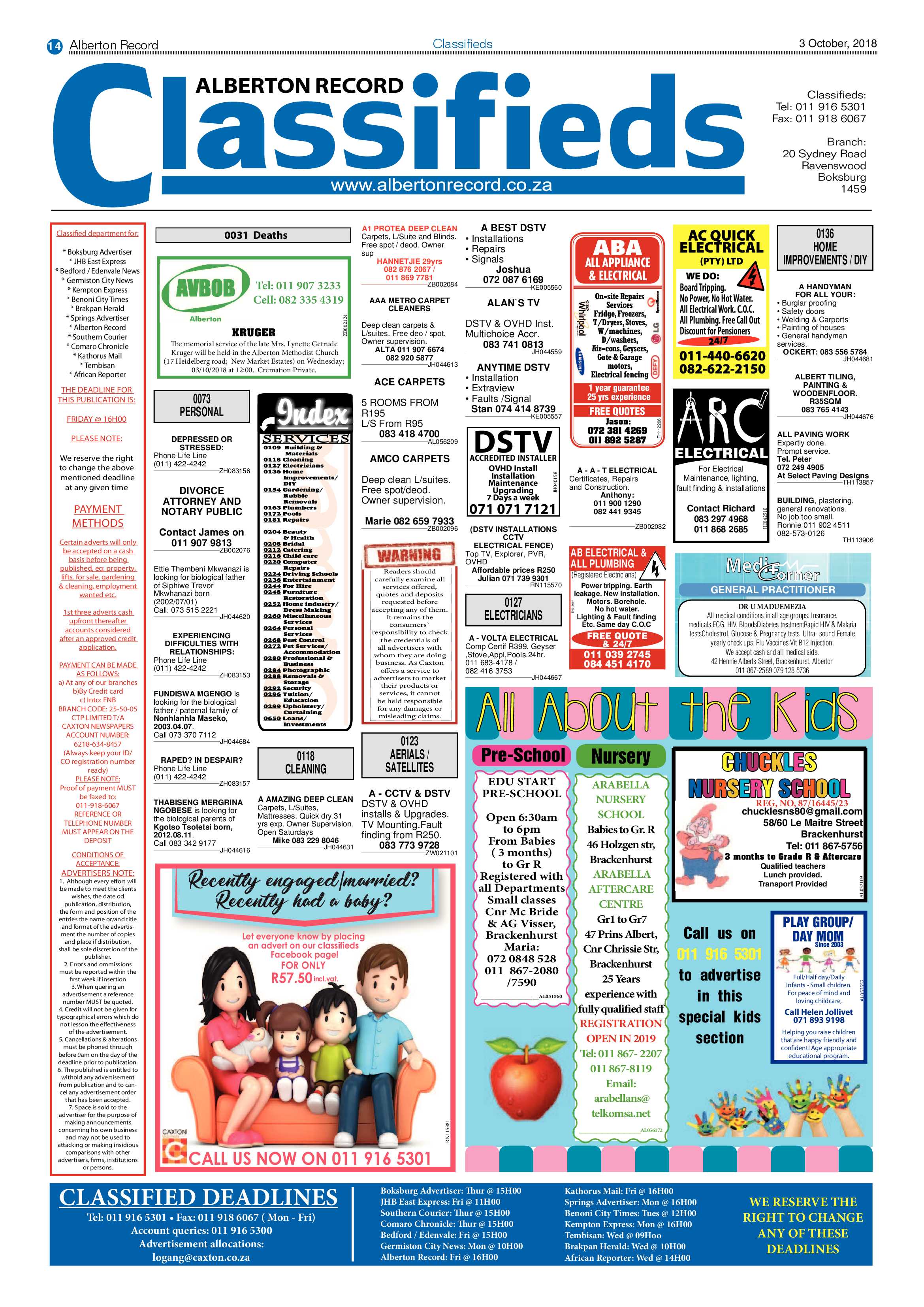 Alberton Record 03 October 2018 page 14