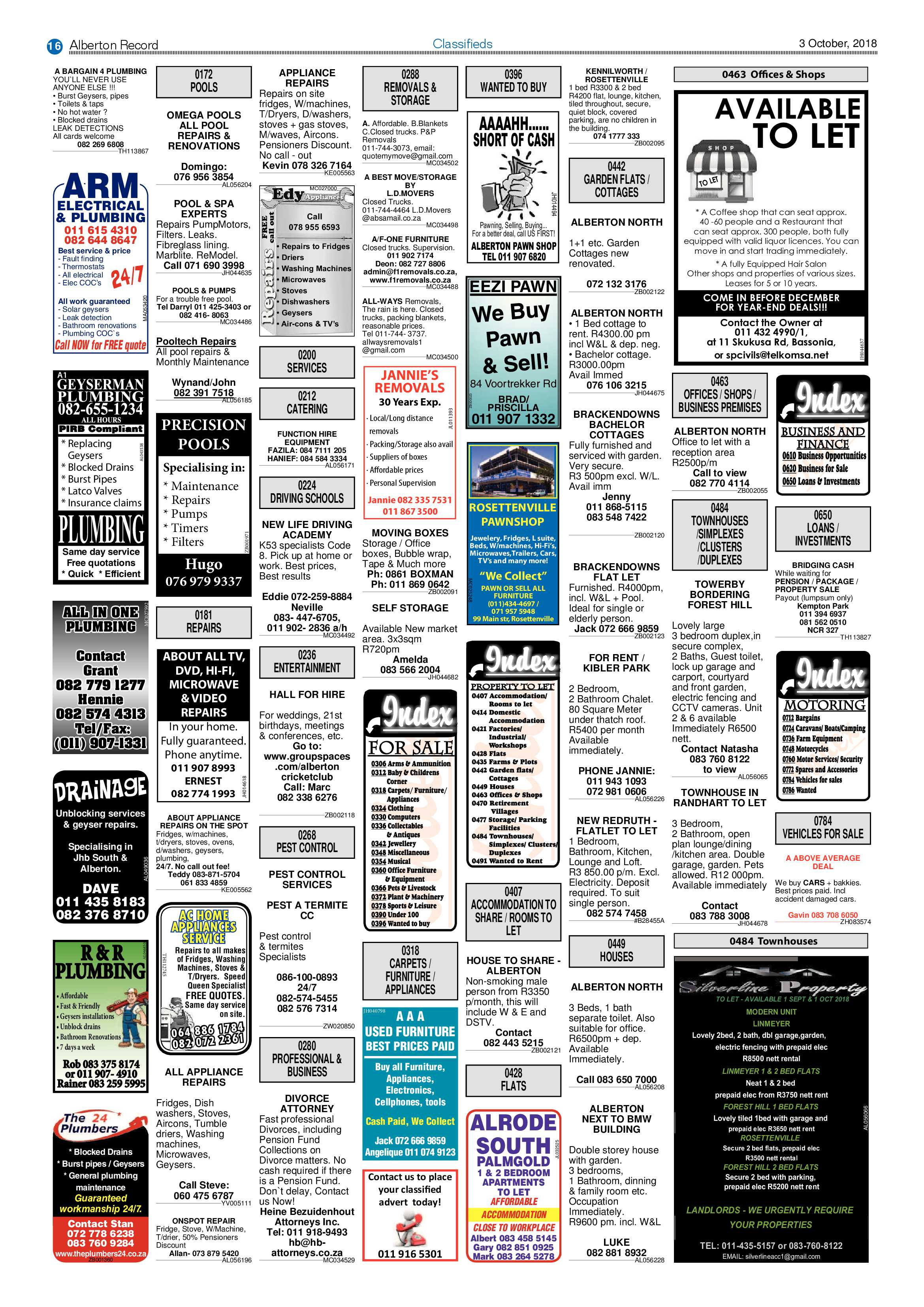 Alberton Record 03 October 2018 page 16
