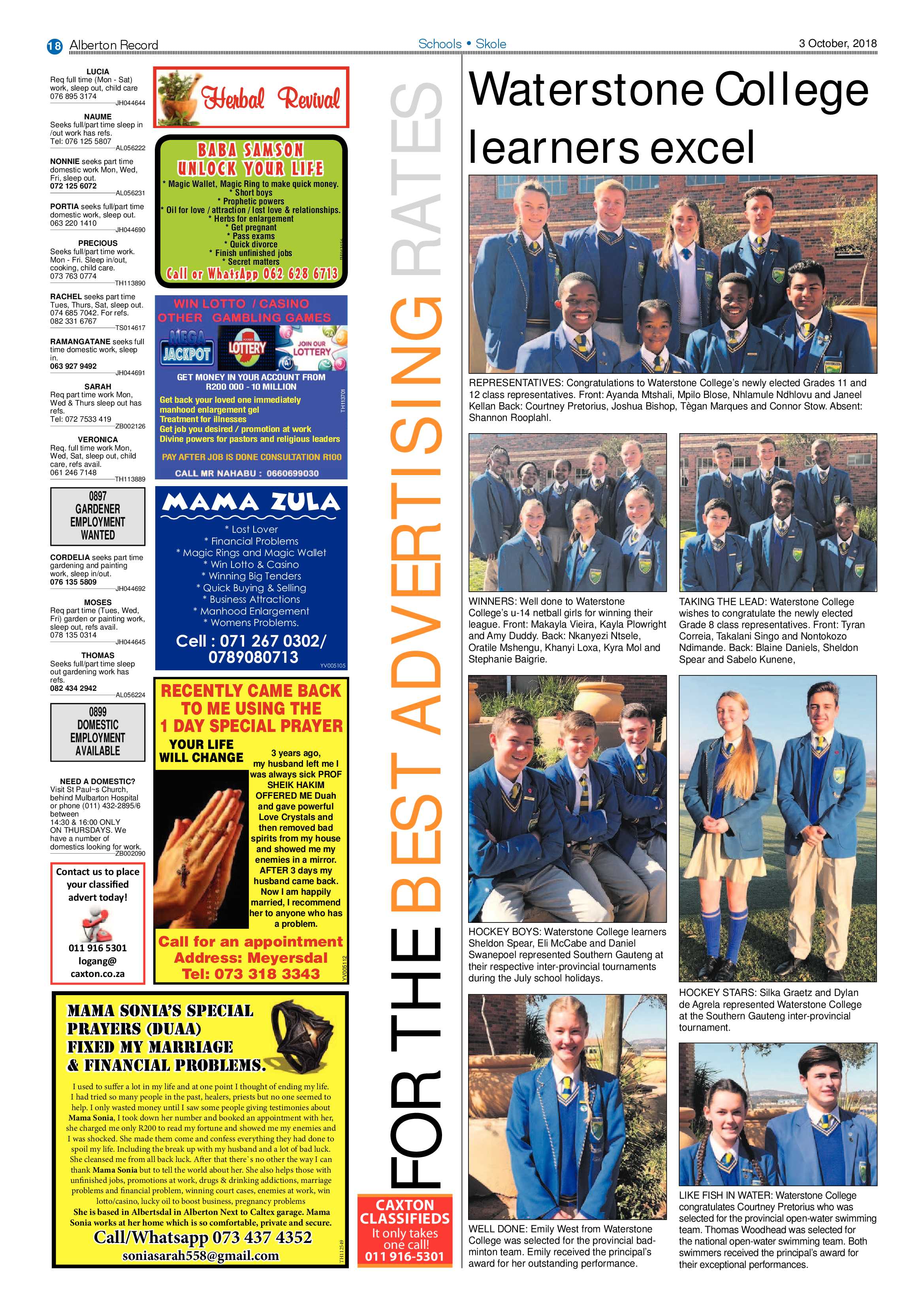 Alberton Record 03 October 2018 page 18