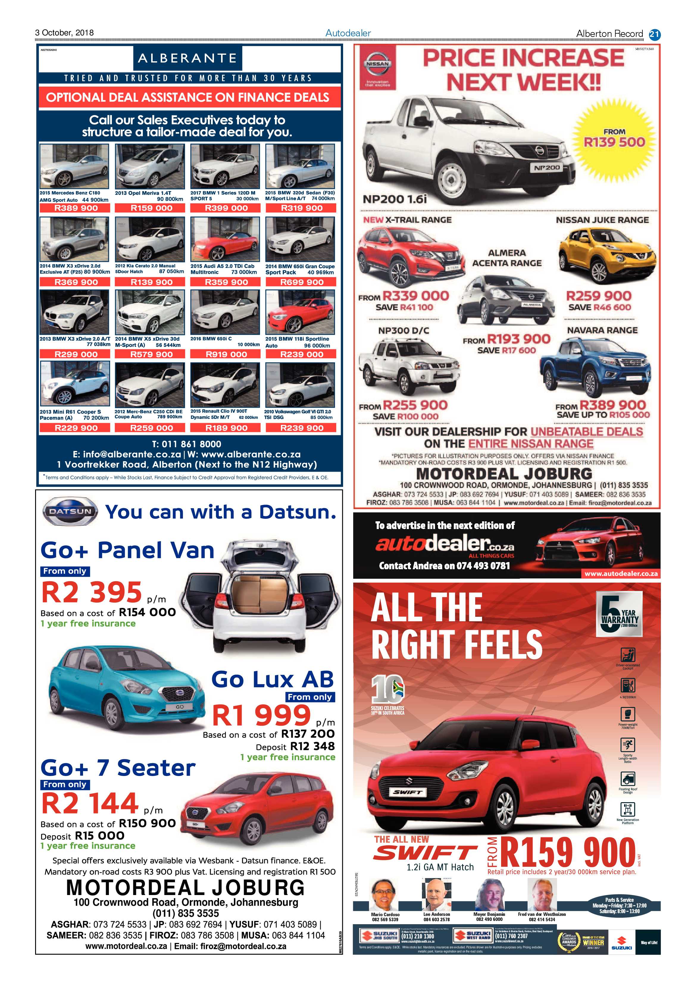 Alberton Record 03 October 2018 page 21