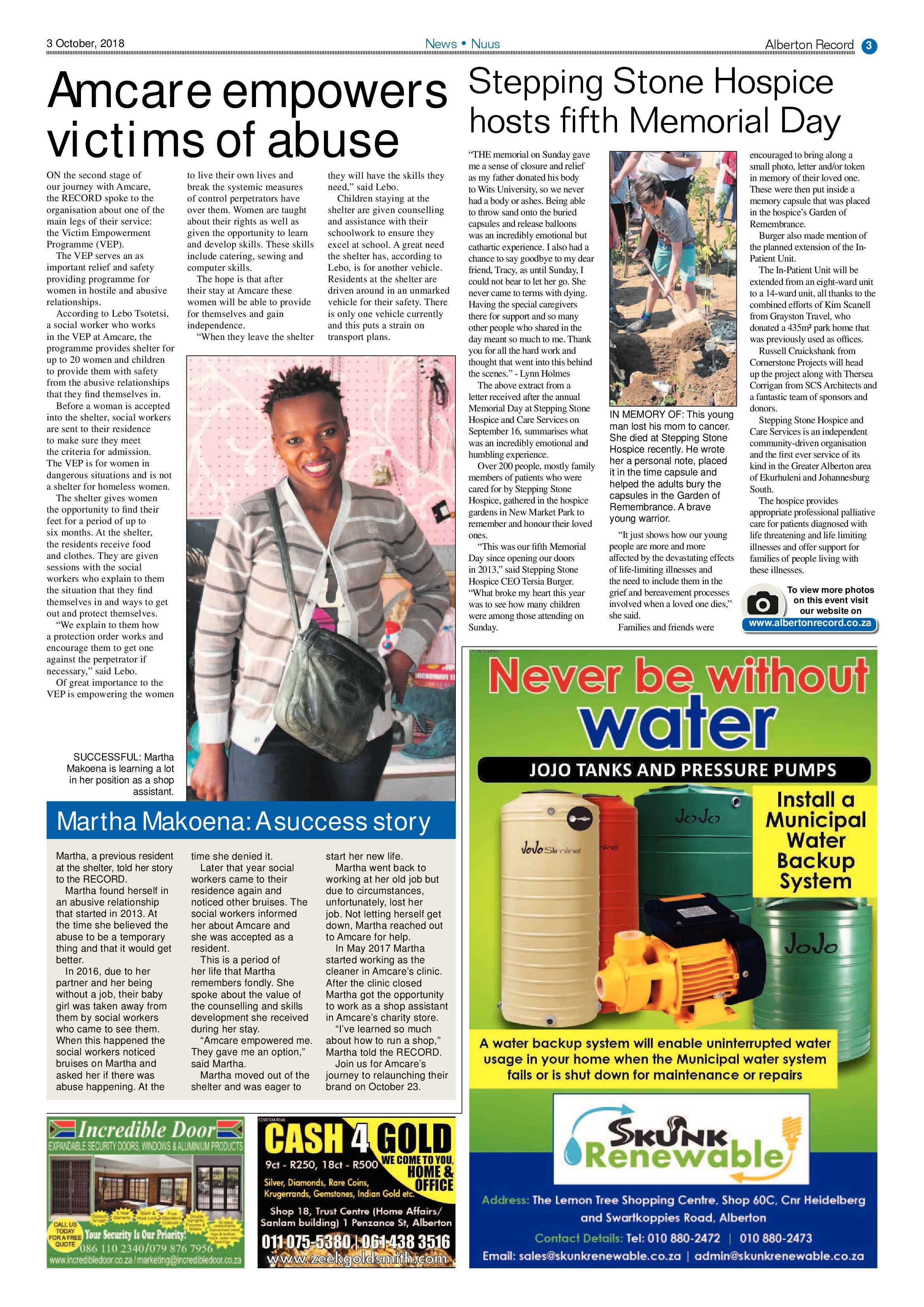Alberton Record 03 October 2018 page 3