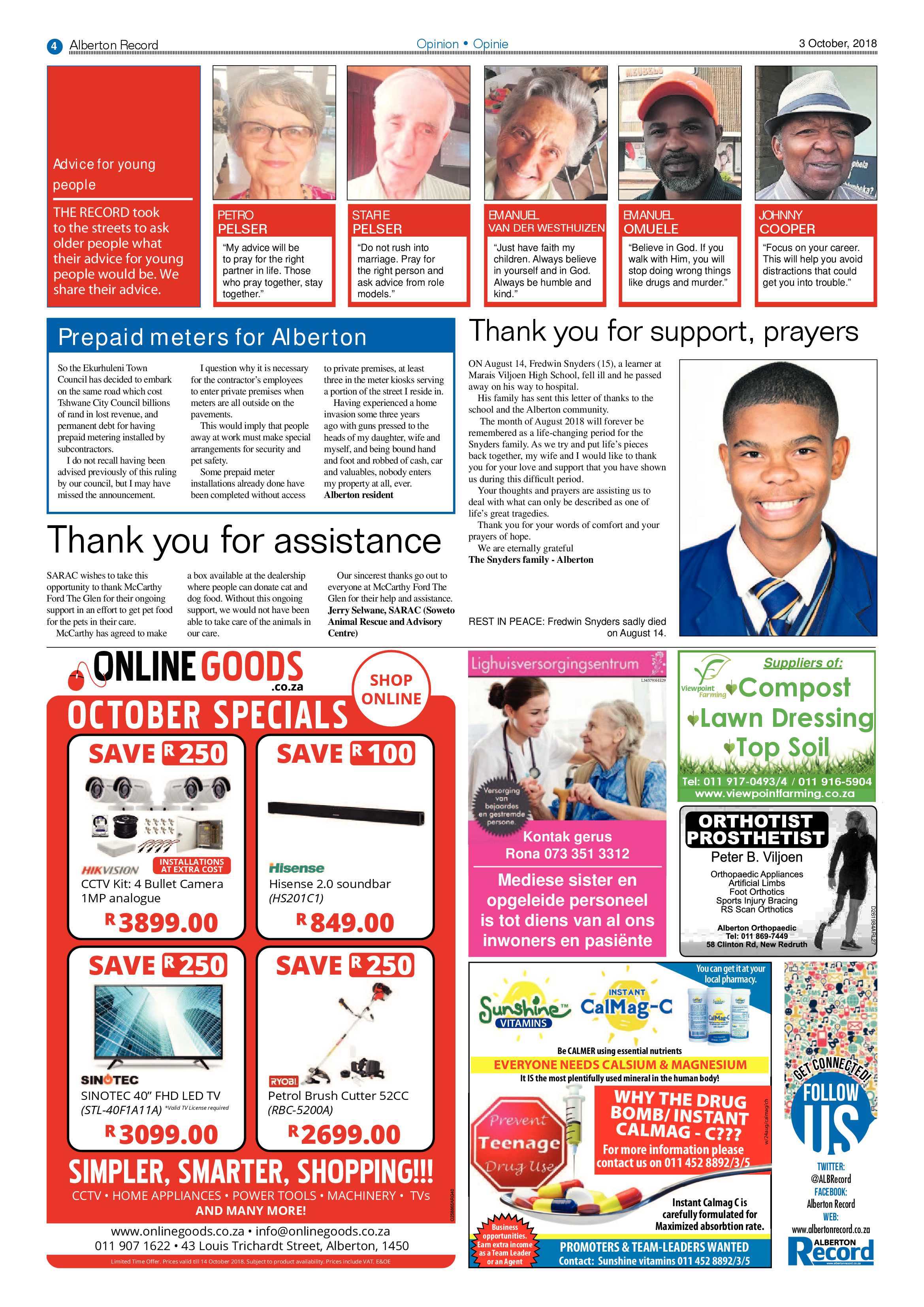 Alberton Record 03 October 2018 page 4
