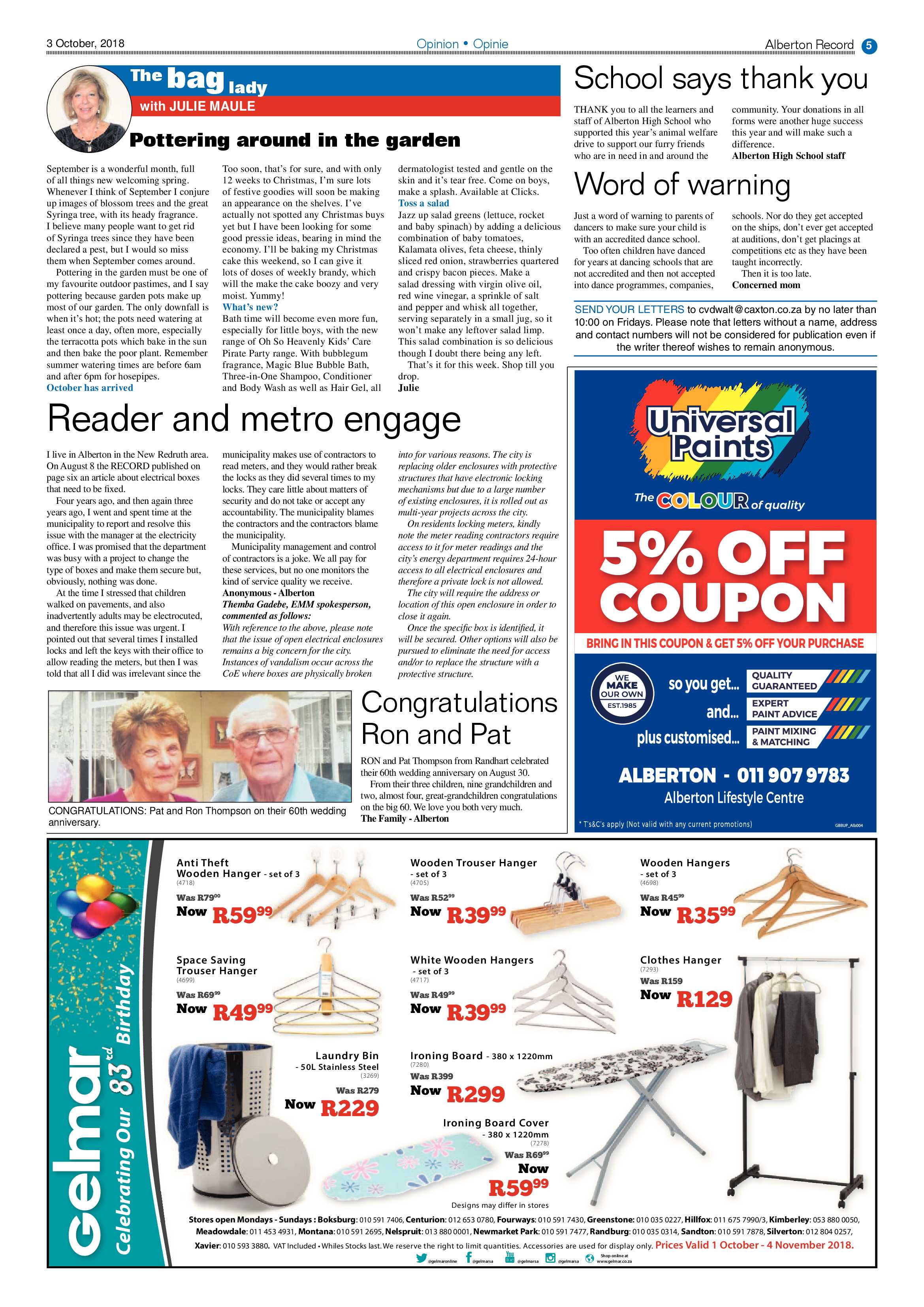 Alberton Record 03 October 2018 page 5