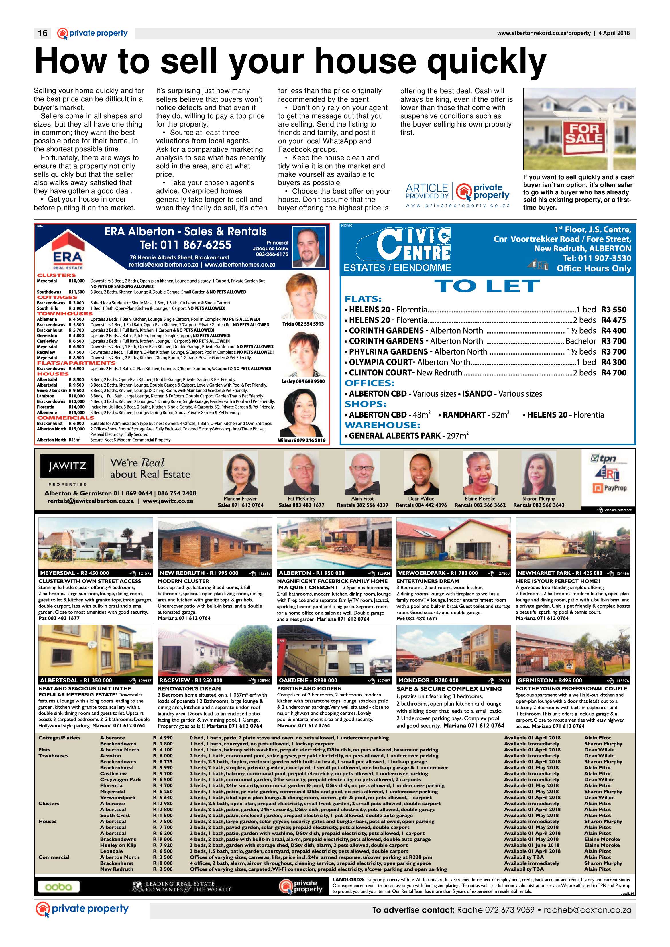 Alberton Record 04 April 2018 page 16
