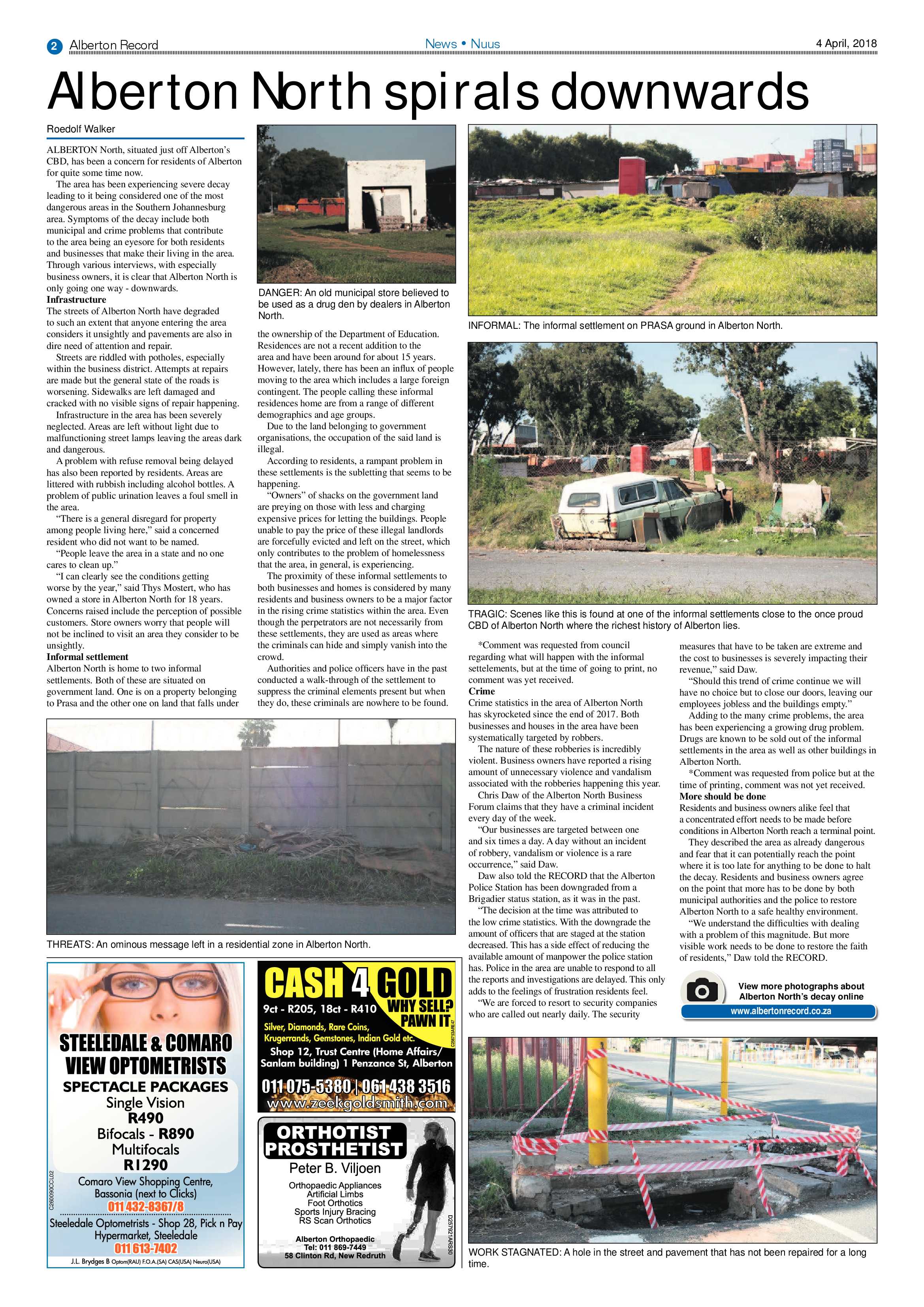 Alberton Record 04 April 2018 page 2