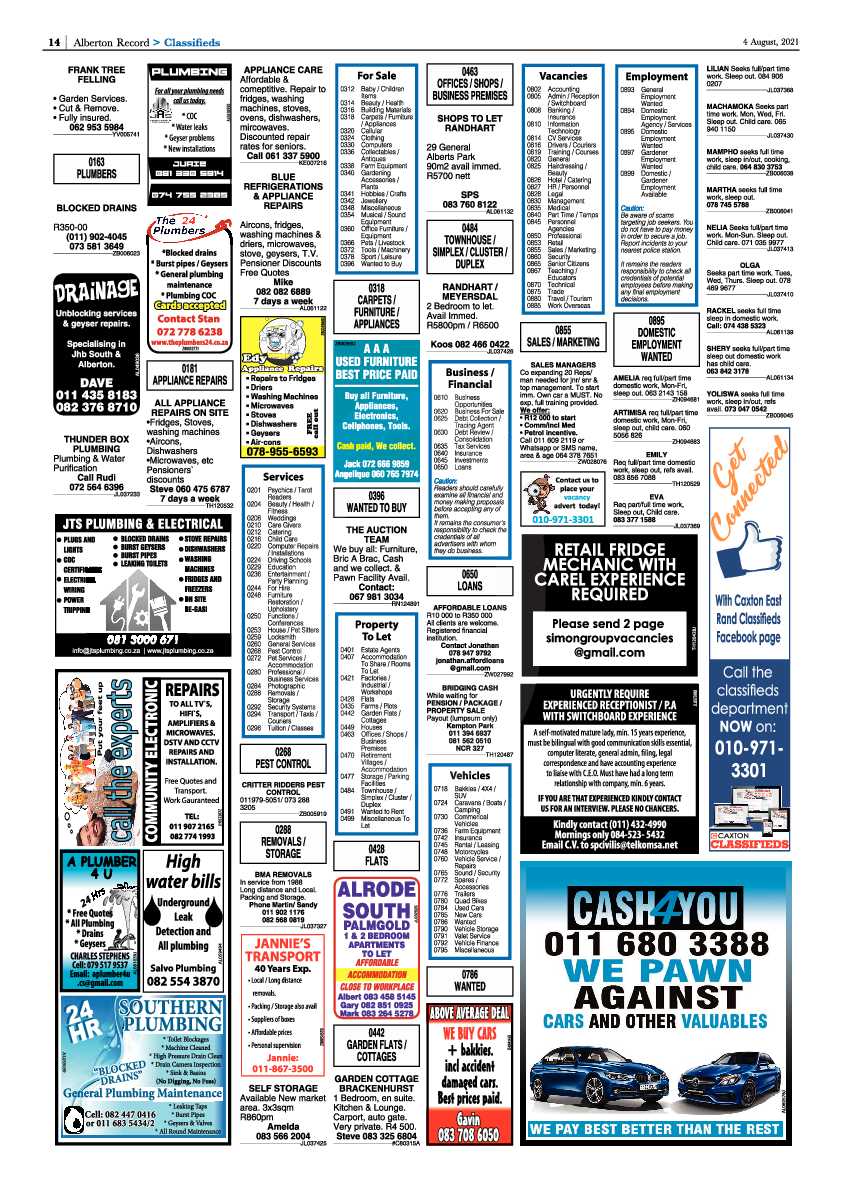 Alberton Record 04 August 2021 page 14