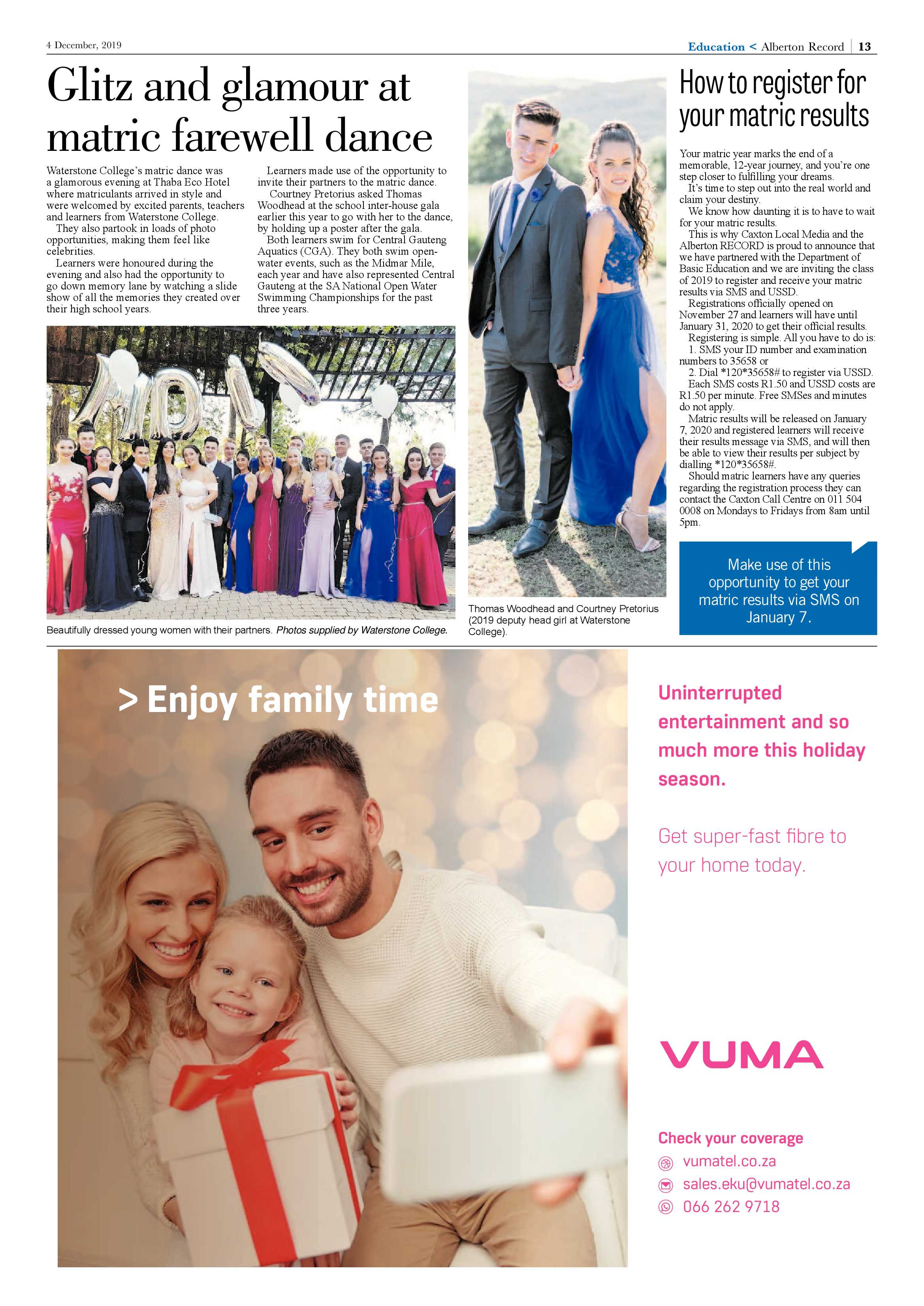 Alberton Record 04 December 2019 page 13