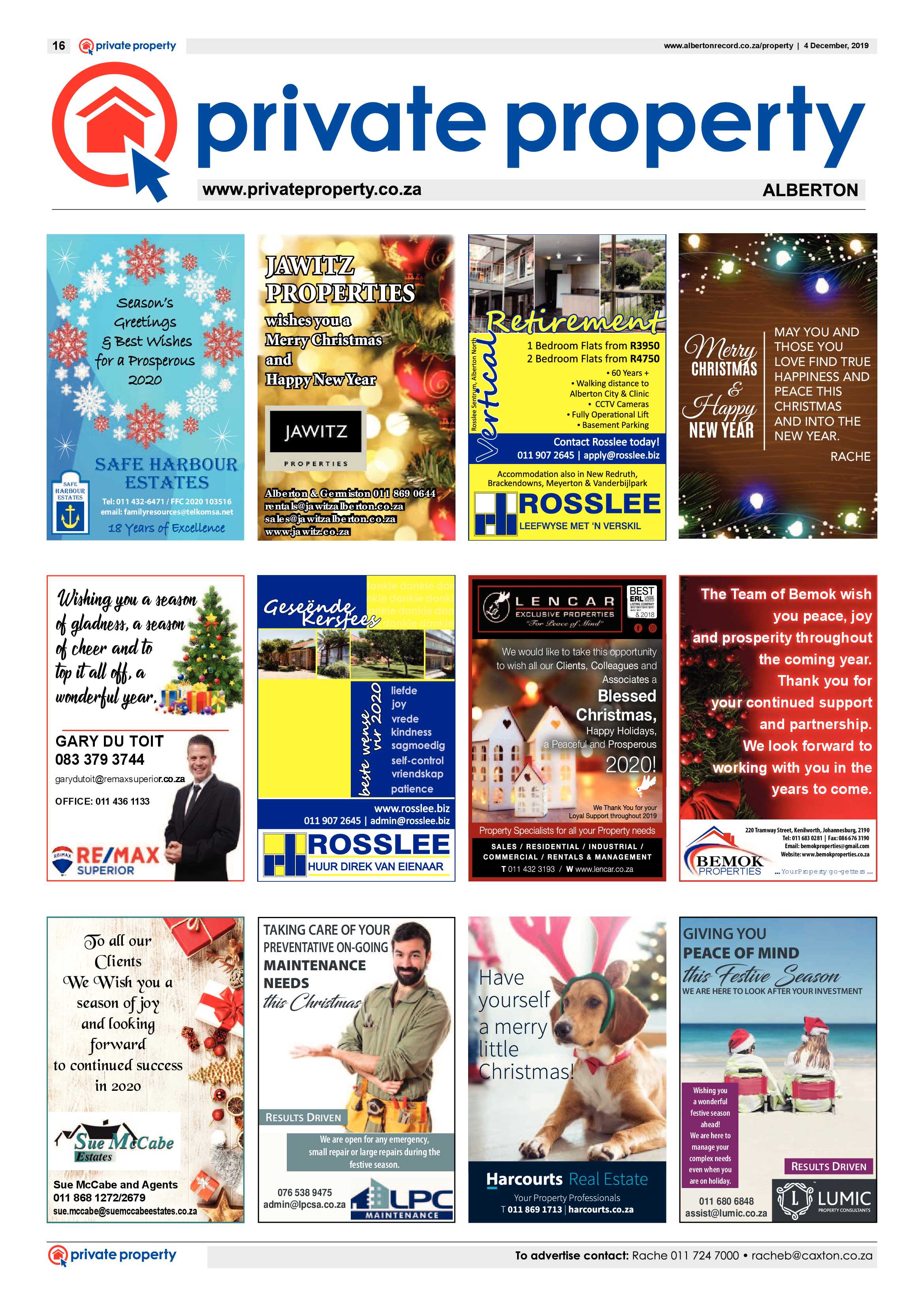 Alberton Record 04 December 2019 page 16