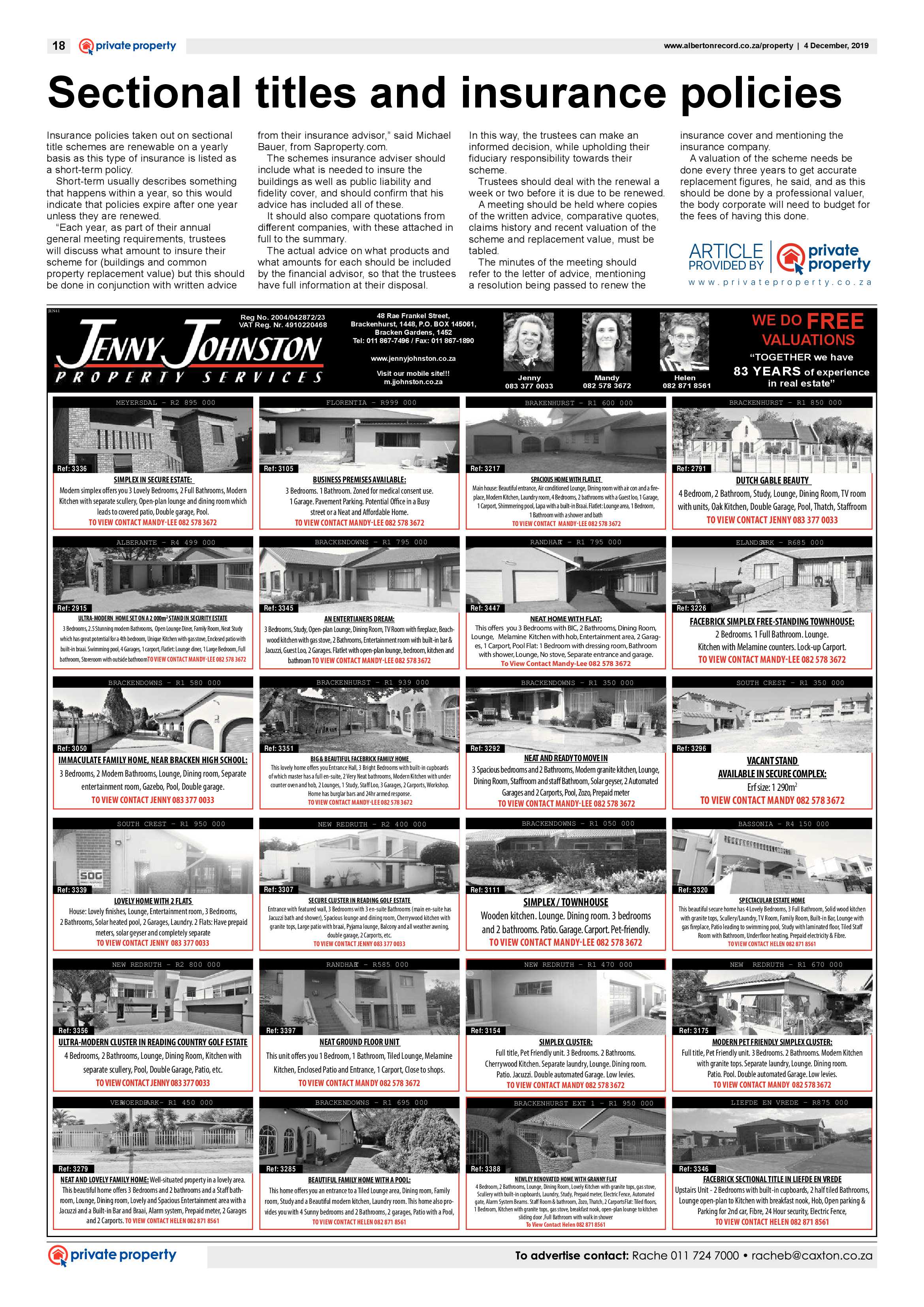 Alberton Record 04 December 2019 page 18