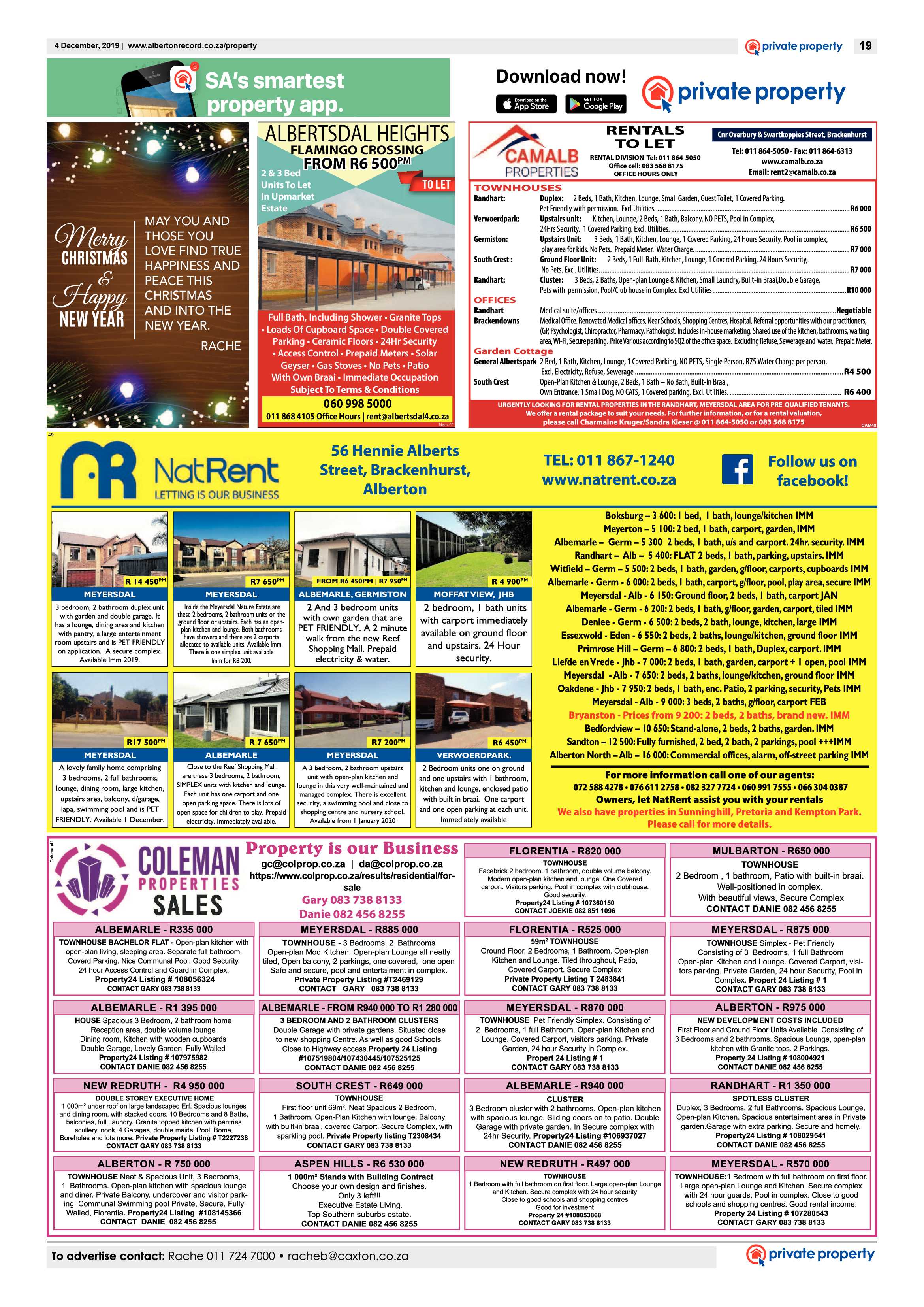 Alberton Record 04 December 2019 page 19